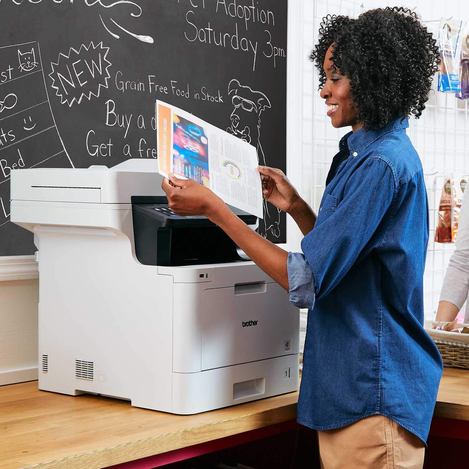 Brother MFC-L8930CDW Business Color Laser All-in-One Printer with Duplex Print, Scan, Copy, Low-Cost Printing, and Advanced Security Features