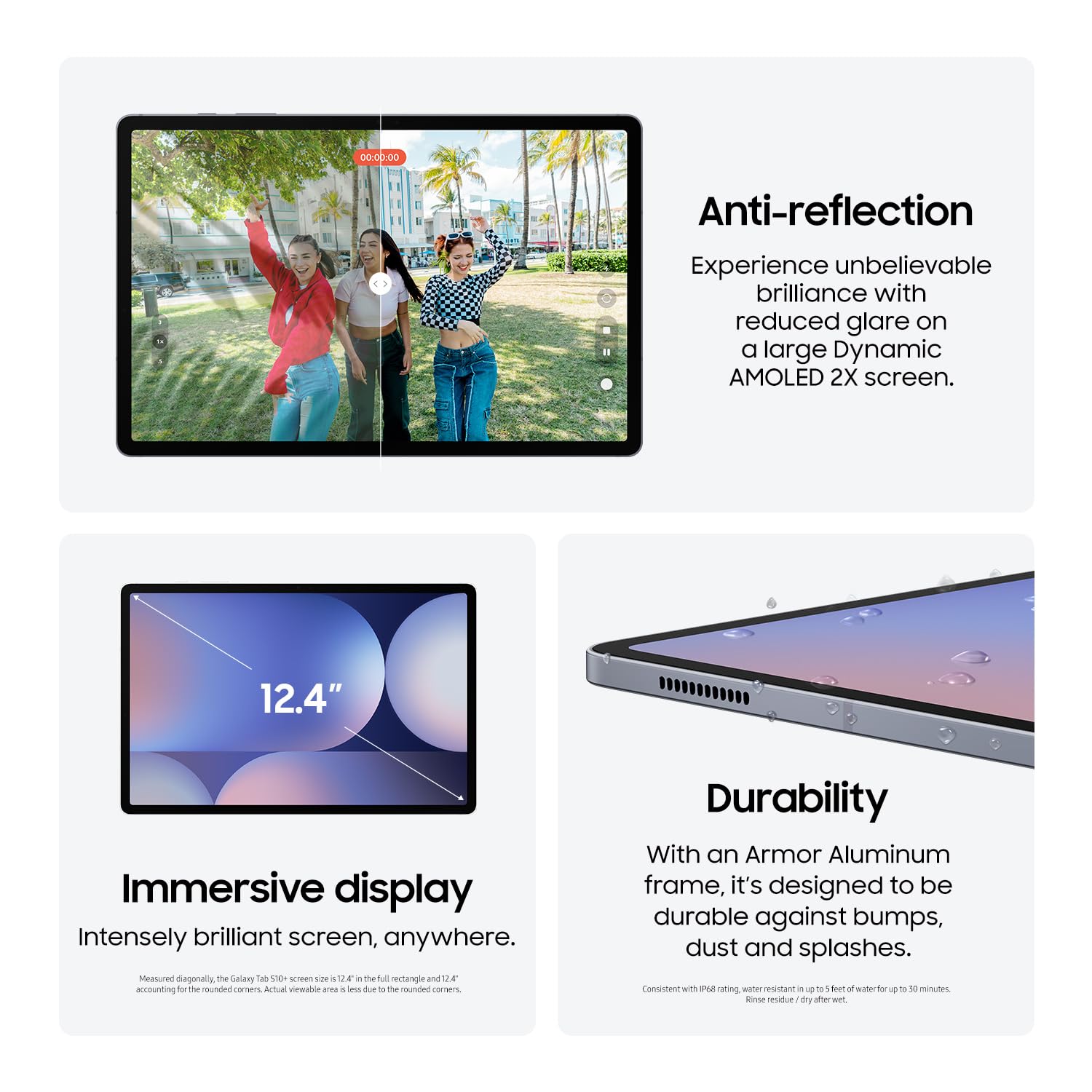 Samsung Galaxy Tab S10 Lite, 6GB RAM, 128GB, 2TB Expand, Long Battery Life, 10.9” LCD, S Pen for Note-Taking, Exynos 1380, Circle to Search, AI Tools, Gray