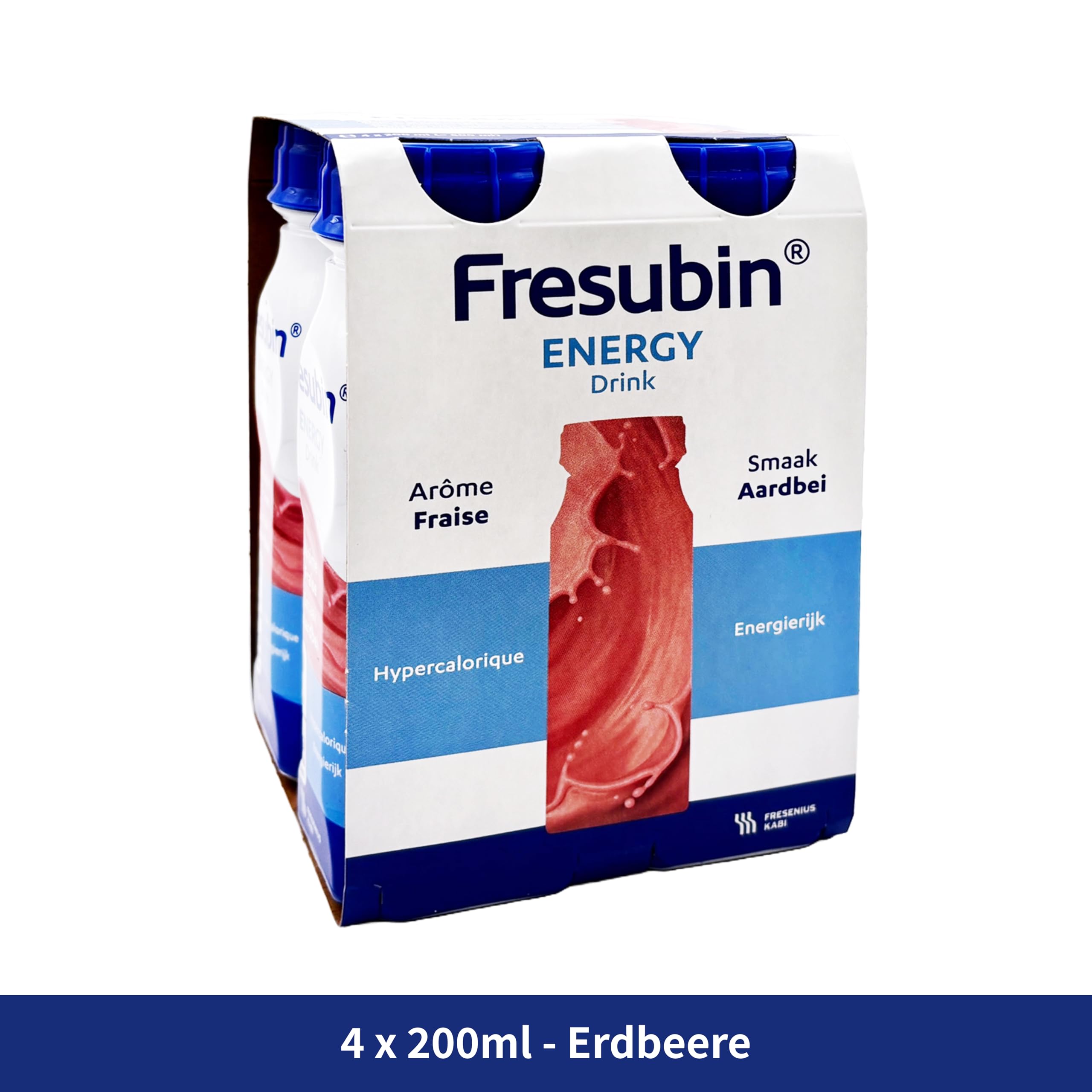 Fresubin Energy Drink - Mischkarton Hochkalorische Trinknahrung von Fresenius Kabi in 6 Geschmacksrichtungen, 300 kcal pro Flasche (200 ml (24er Pack), Mischkarton)