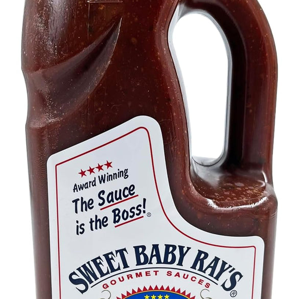 Sweet Baby Ray's Award Winning Sauce | Lemon Pepper Flavor | 64 oz Bottle | Kosher | Gluten Free | Made in the USA