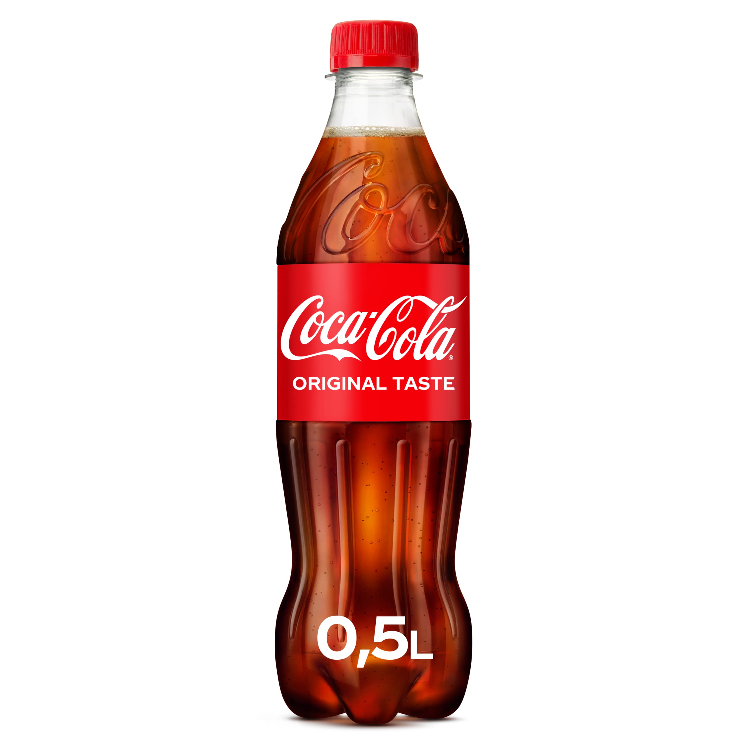 Coca-Cola Classic - pure Erfrischung mit unverwechselbarem Coke-Geschmack in stylischem Kultdesign - Einweg Flasche (12 x 500 ml)