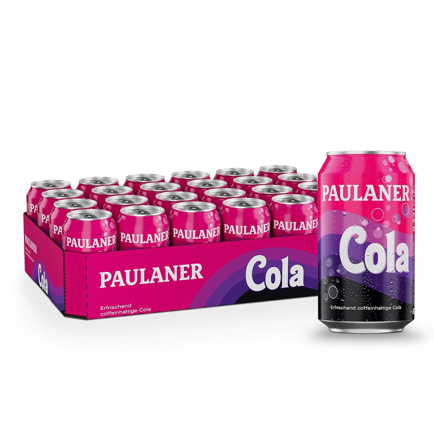 Paulaner Cola • Erfrischungsgetränk • 0,33l Dose, EINWEG (24x0,33l)