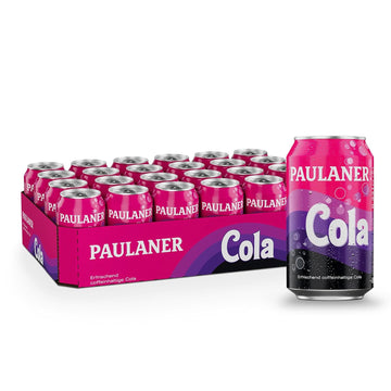 Paulaner Cola • Erfrischungsgetränk • 0,33l Dose, EINWEG (24x0,33l)