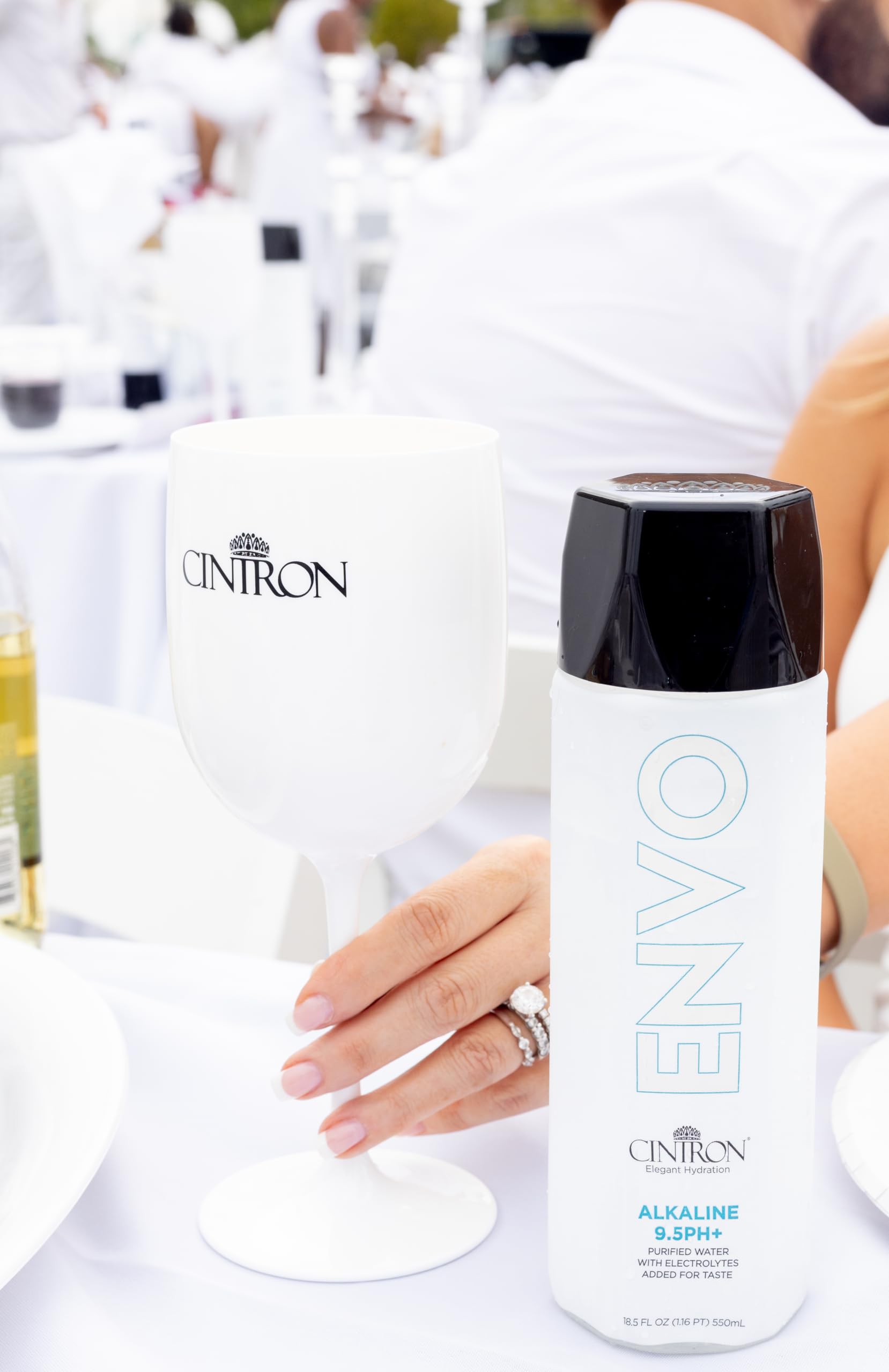 Cintron Envo Alkaline Water, Premium Bottled Water with Electrolyte Minerals, 12-Pack