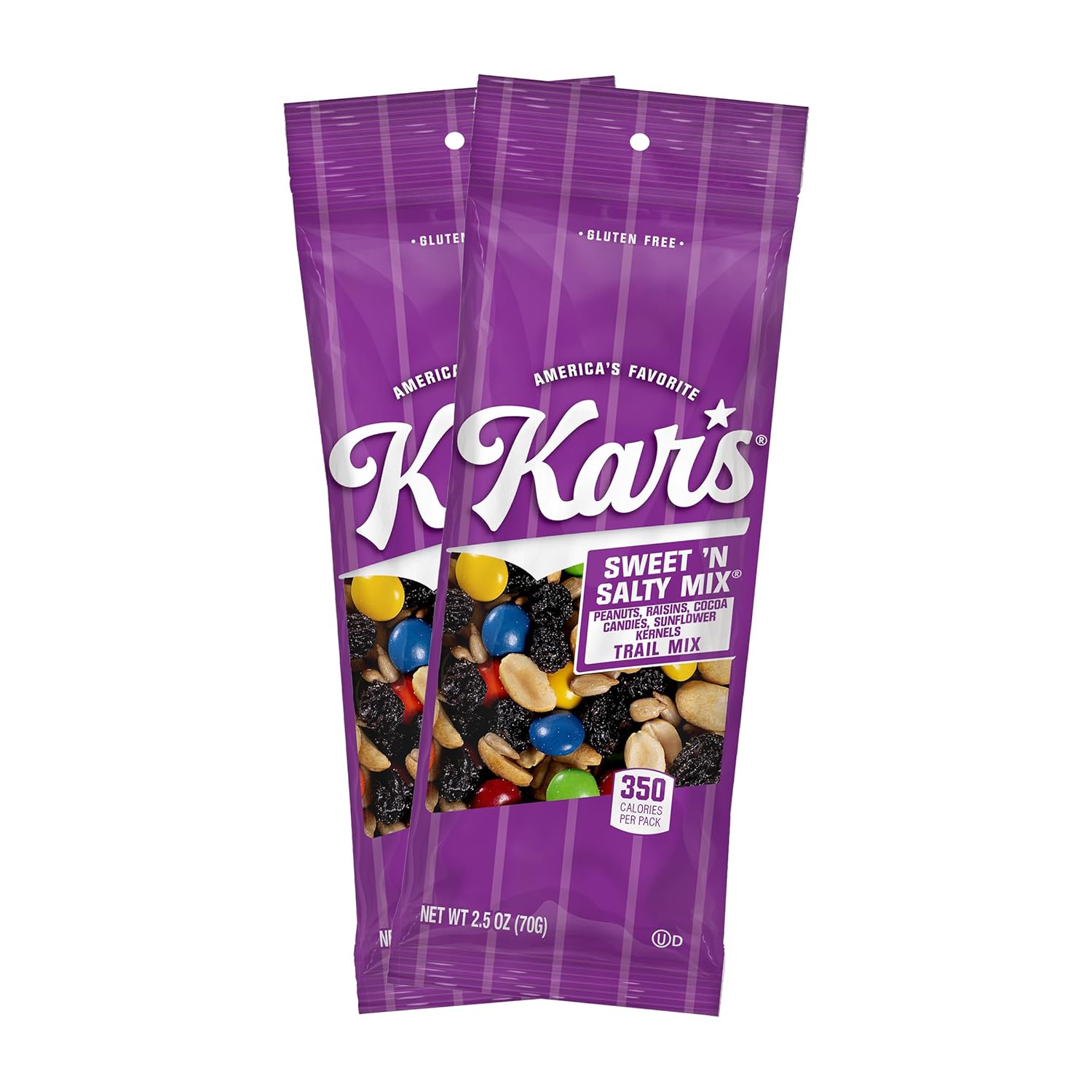Kar's Nuts Sweet 'N Salty Trail Mix, 2 oz Pouch (Pack of 72), Gluten-Free Trail Mix Snack