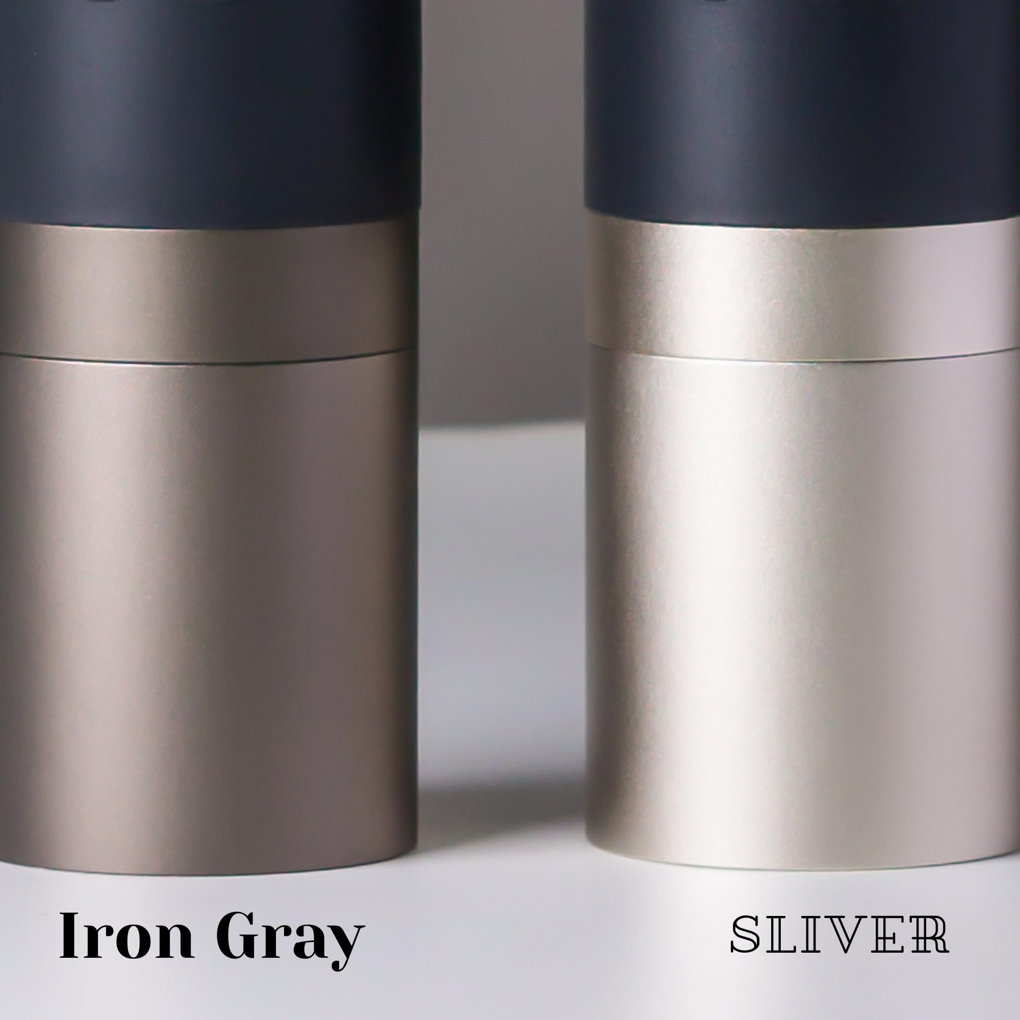 【Iron Gray】KINGrinder K6 Manual Hand Coffee Grinder with Straight Handle for French Press, Drip, Espresso with Assembly Consistency Stainless Steel Conical Burr Mill, 25-35g Capacity