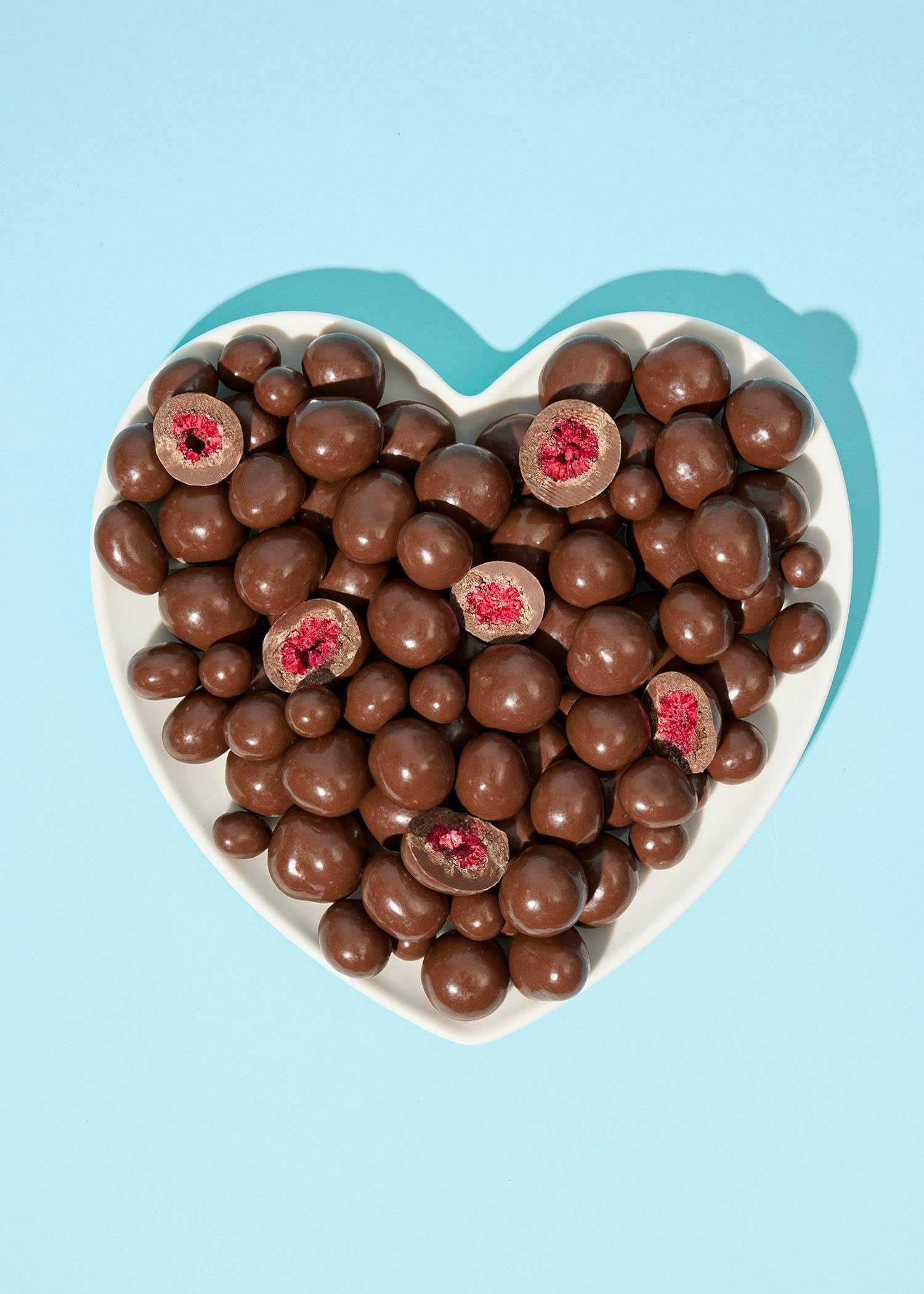 KoRo - Gefriergetrocknete Erdbeeren in Milchschokolade 1 kg - Knackig Fruchtig - Snack im Vorteilspack