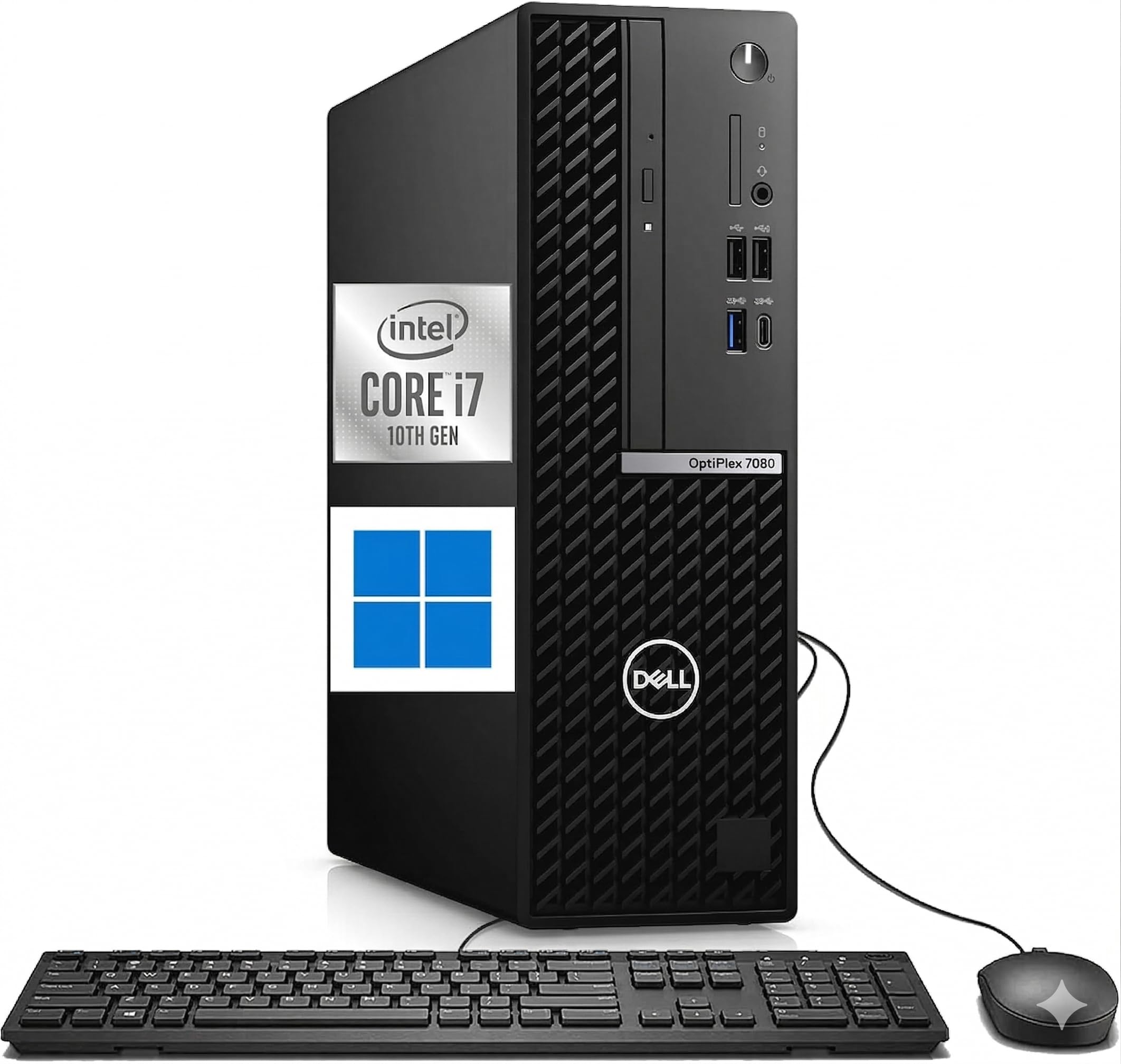 Dell Optiplex 7040 SFF Intel Core i5-6500, 16GB Ram, 256GB SSD, DVD-RW, WiFi ，Win 11 Pro (Renewed)