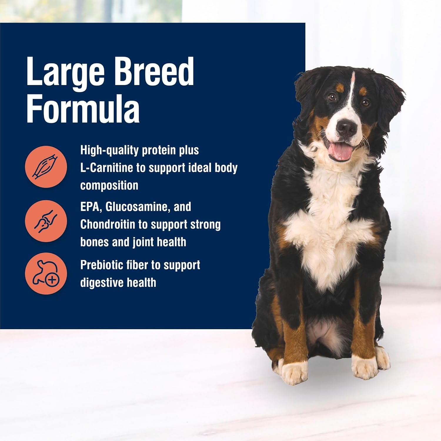 Blue Buffalo True Solutions Large Breed Care Natural Dry Dog Food for Adult Large Breed Dogs, Chicken, 24-lb. Bag