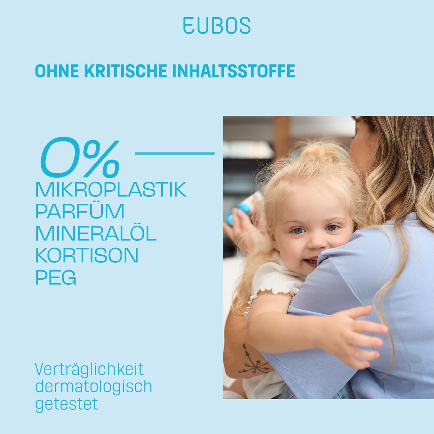 EUBOS Kinder Haut Ruhe Lotion, 125 ml Lotion