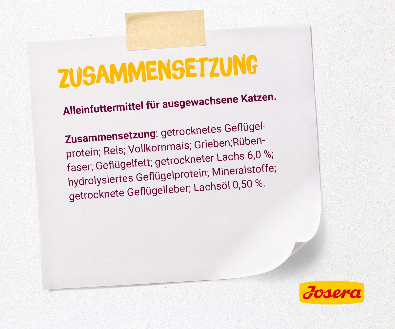 JOSERA Culinesse (1 x 10 kg) | Adult | Premium Trockenfutter für ausgewachsene wählerische Katzen | Lachs & Geflügel | gut verträglich | moderater Fettgehalt | weizenfrei | Katzenfutter | 1er Pack