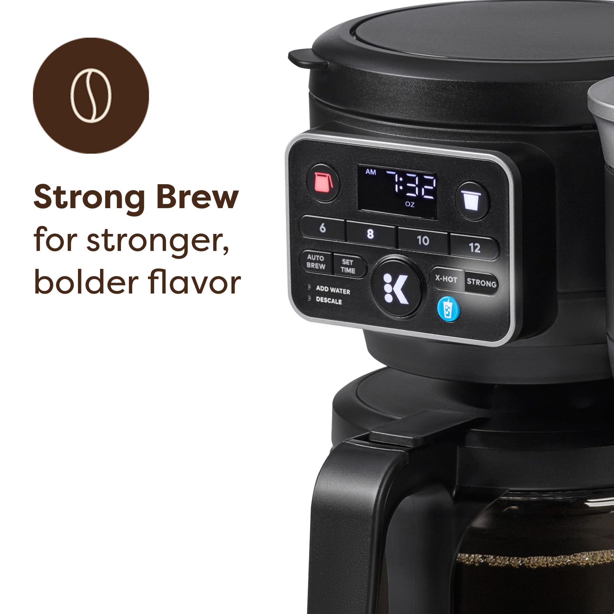 Keurig K-Duo Hot & Iced Single Serve & Carafe Coffee Maker, MultiStream Technology, 72oz Reservoir (Gen 2)