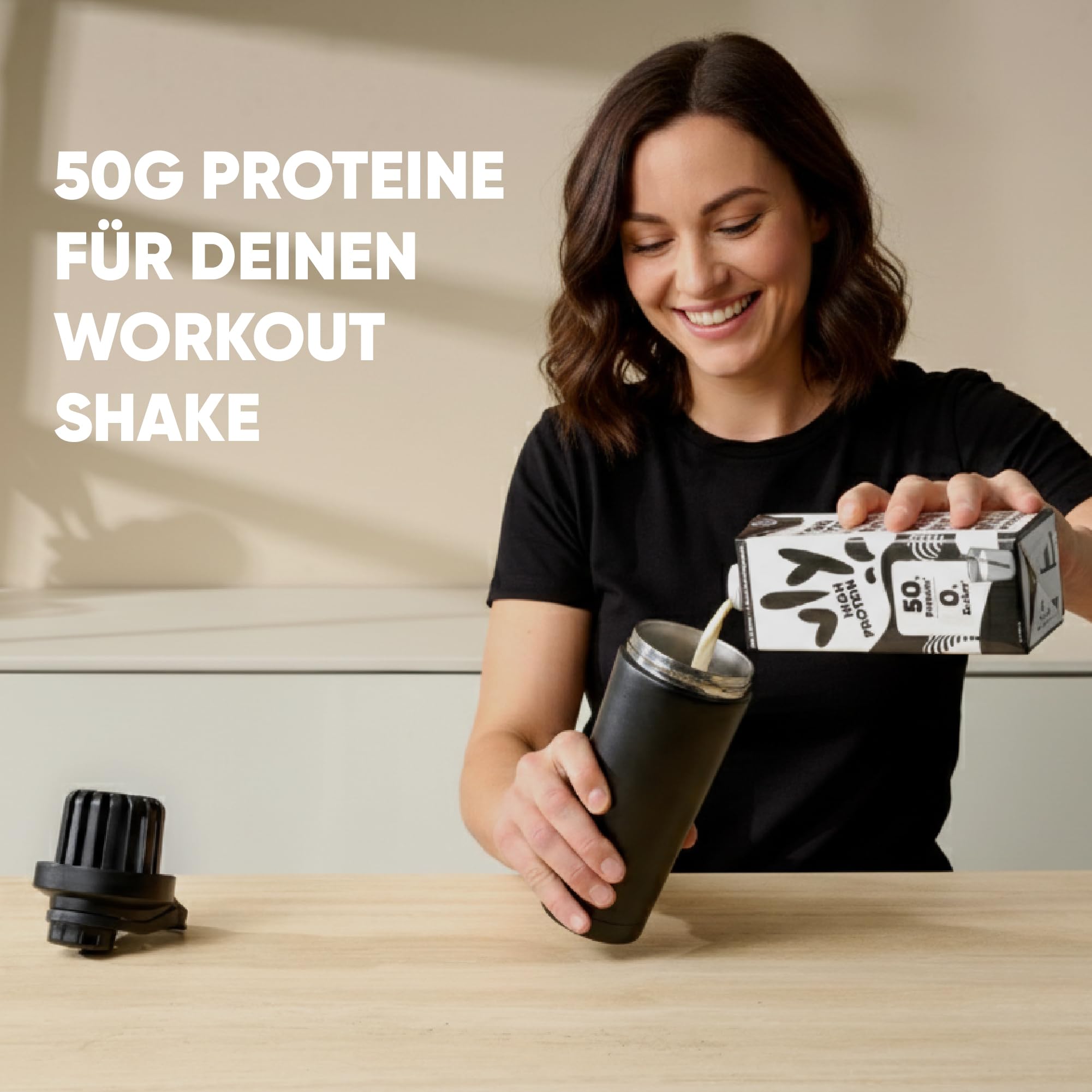 vly BARISTA - Die vegane Milchalternative aus Erbsenprotein | Cremiger Schaum | Reich an Ballaststoffen, Calcium, Vitaminen & Protein | Laktosefrei, Glutenfrei, Zuckerarm, Pflanzlich - 16x1L