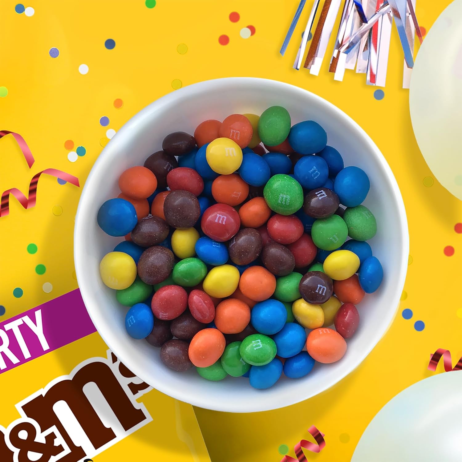 M&M’s Peanut Großpackung Schokolade, Knackige Schokolinsen mit bunter Zuckerhülle als Süßigkeiten, Party-Mix, 1 x 800 g, Für Weihnachten oder als Adventskalender Süßigkeiten