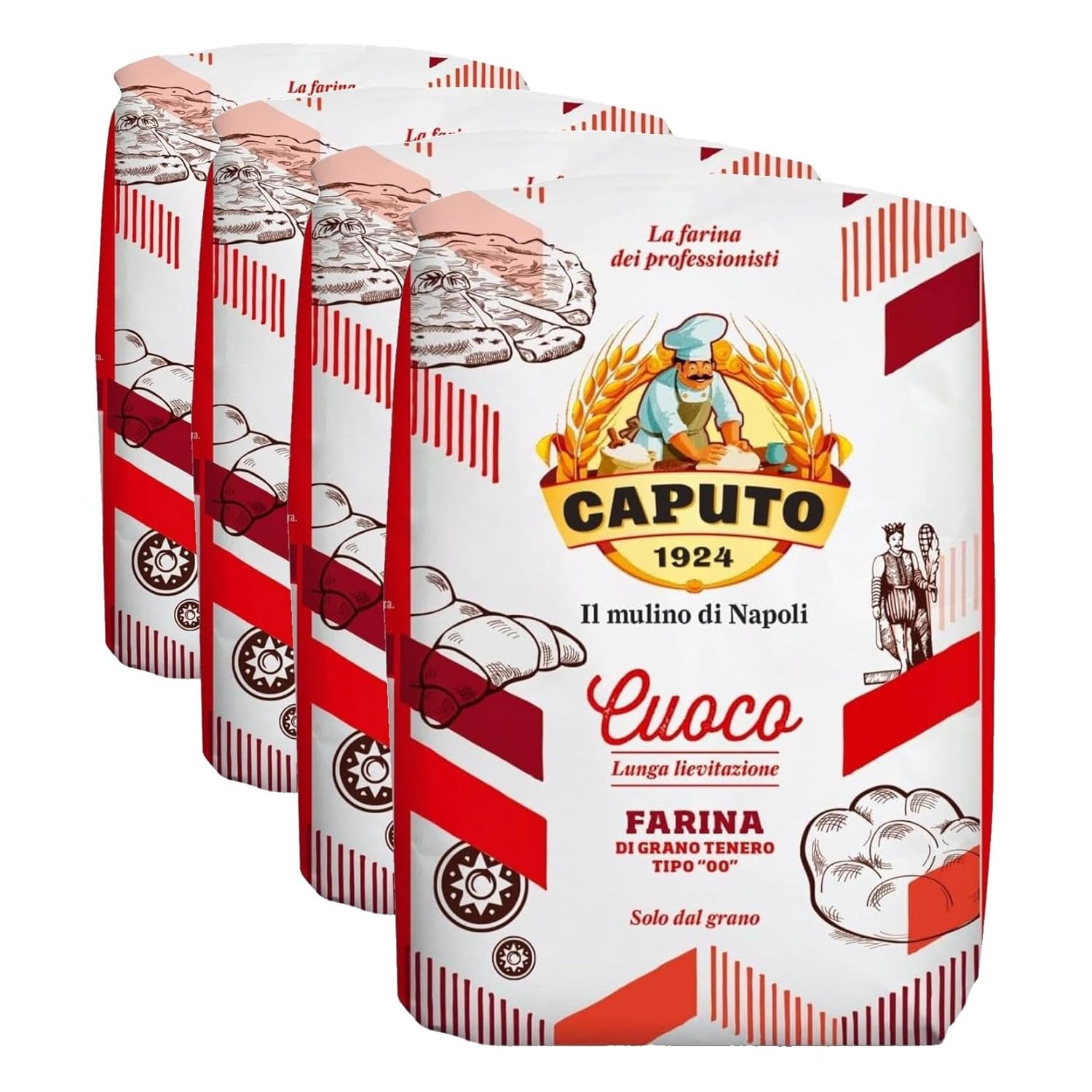 CAPUTO - Caputo Farina Cuocco Tipo 00, 10er pack (10 X 1000 GR)