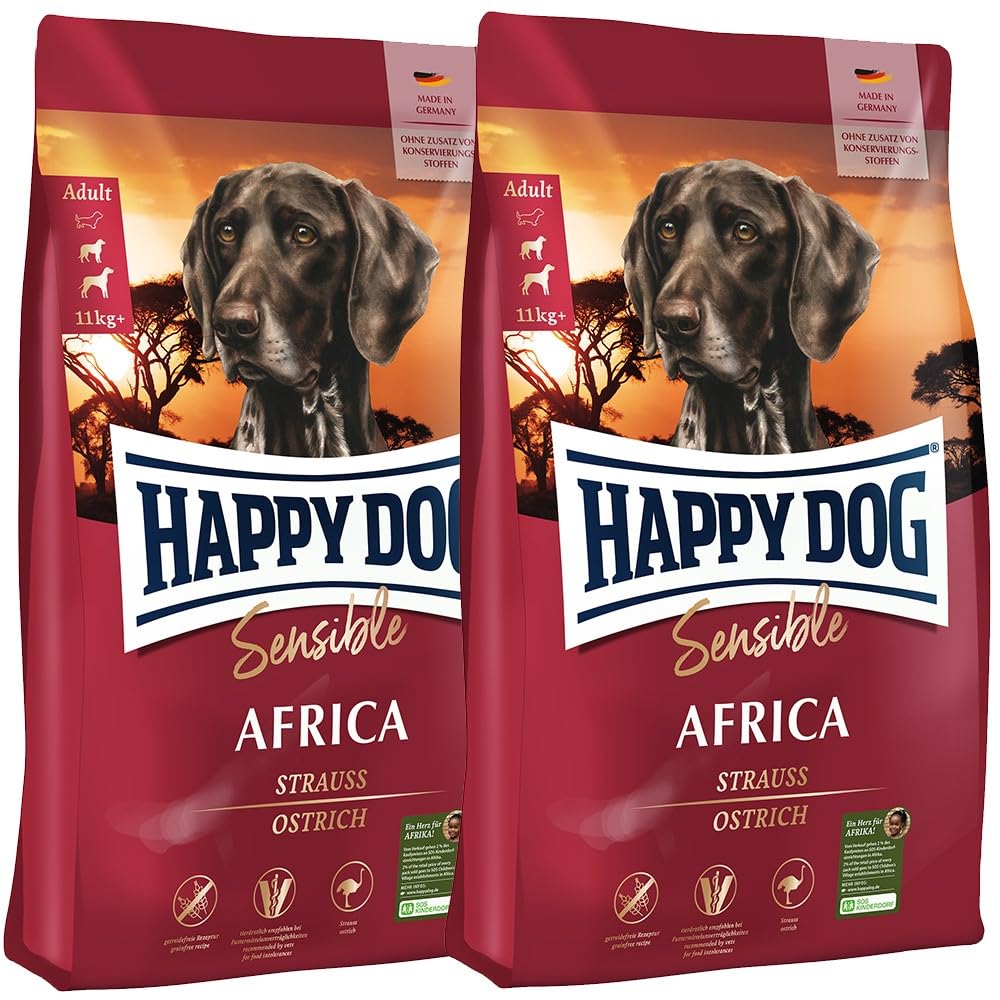 Happy Dog Sensible Neuseeland - M - Trockenfutter, Hundefutter - Geschmacksrichtung Lamm - 12,5kg