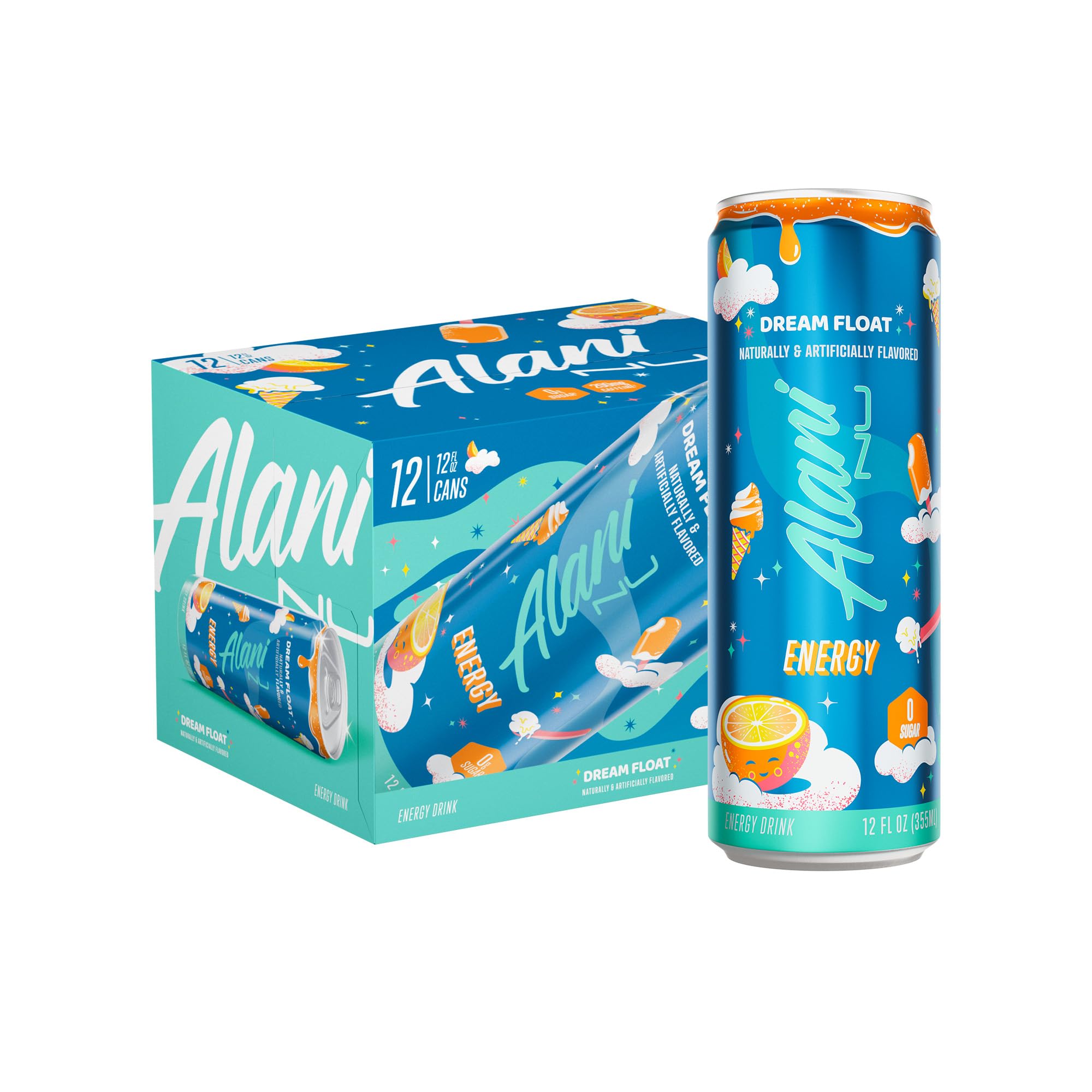 Alani Nu CHERRY TWIST Sugar Free, Low Calorie Energy Drinks, 200mg Caffeine, Biotin B Vitamins, Zero Sugar, 15 Calories, 12 Fl Oz Cans, 12 Pack0