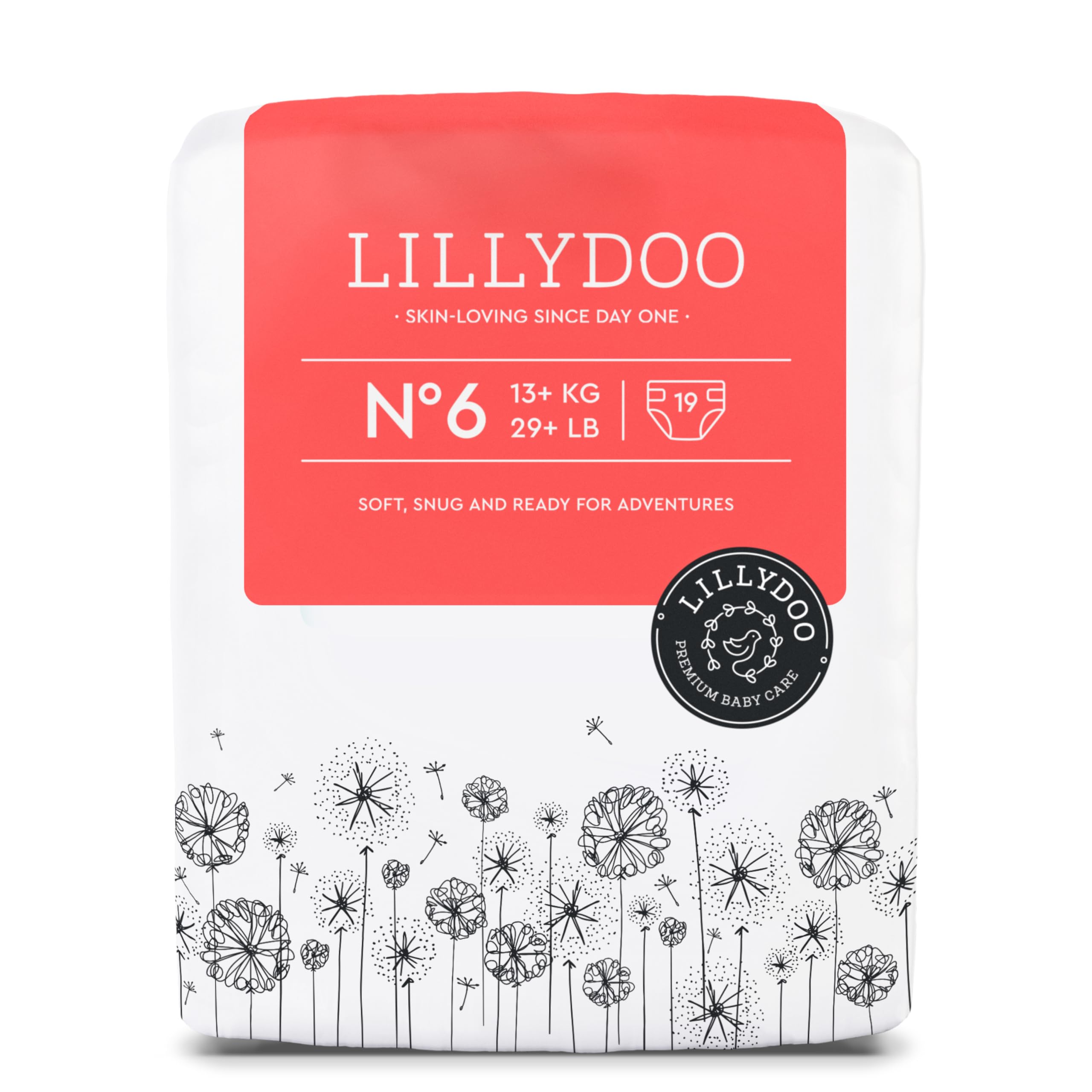 LILLYDOO hautfreundliche Baby Windeln - Größe 1 (2+ kg), 24 Stück, Sicherer Auslaufschutz, Weich, Ohne Parfüme & Lotionen für empfindliche Haut, Dermatologisch getestet