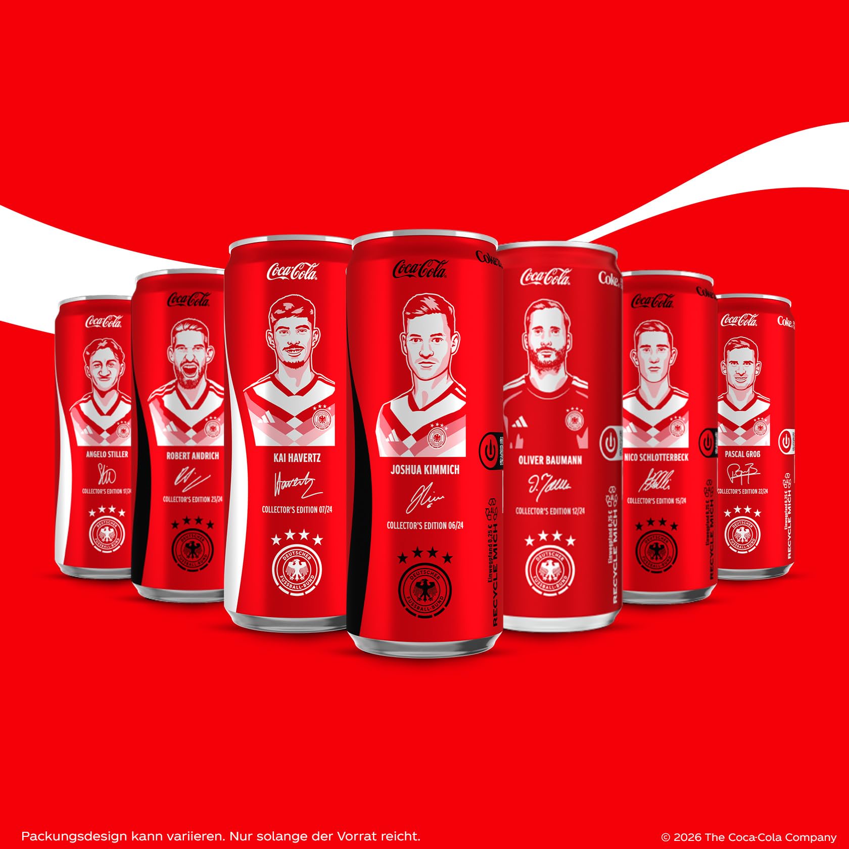 Coca-Cola Zero Sugar - koffeinhaltiges Erfrischungsgetränk mit originalem Coca-Cola-Geschmack - null Zucker und ohne Kalorien - in stylischen Dosen (24 x 330 ml)