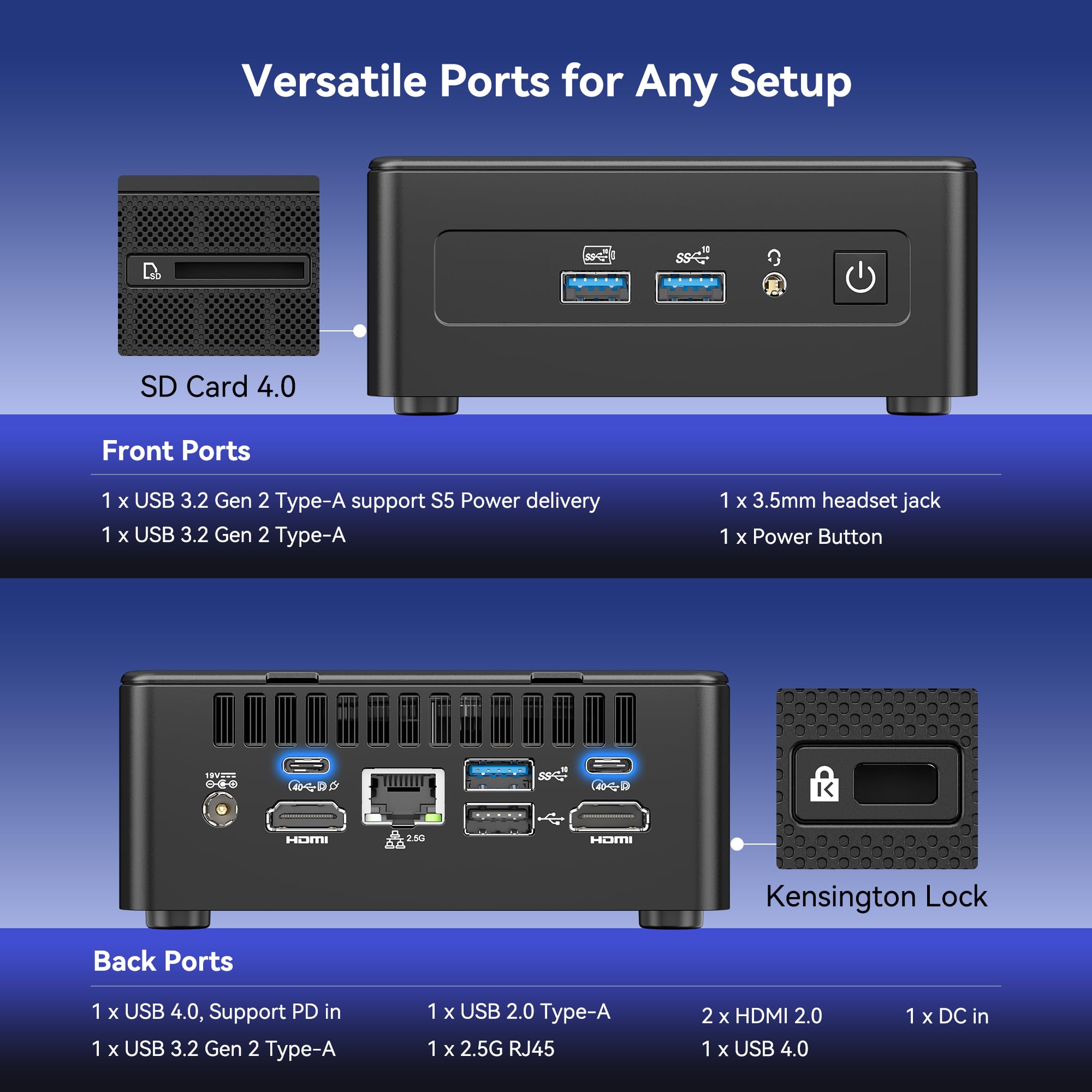 High Speed GEEKOM IT13 Mini PC 2026 with 13th Gen Intel i5-13600H |1TB SSD | 16GB RAM | Windows 11 Pro | 2 X USB4.0(40Gbps) | Quad Display| WiFi 6E |SD Slot | Intel NUC13 Replacement Desktop Computers