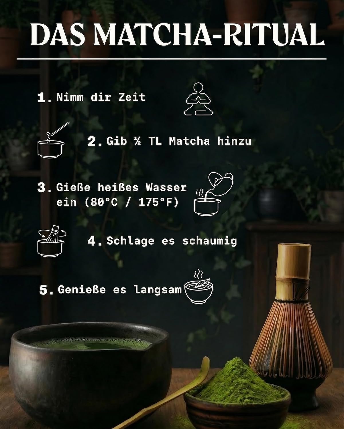 NaturaleBio Matcha Tee Pulver Bio - Premium-Qualität - 100g. Original Green Tea aus Japan. Japanischer ideal zum Trinken. Grüntee für Latte, Smoothies Getränk. Hergestellt in Uji, Kyoto.