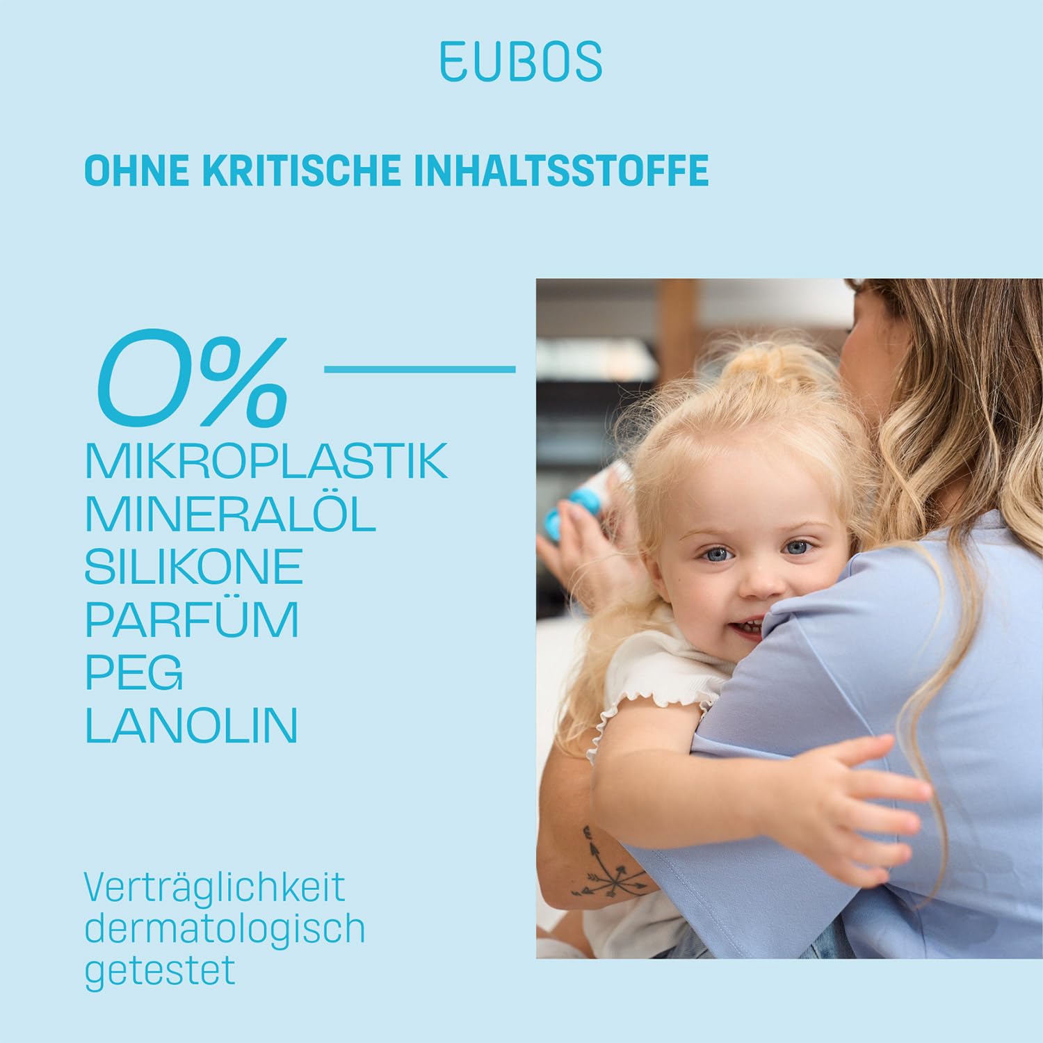 EUBOS Kinder Haut Ruhe Lotion, 125 ml Lotion