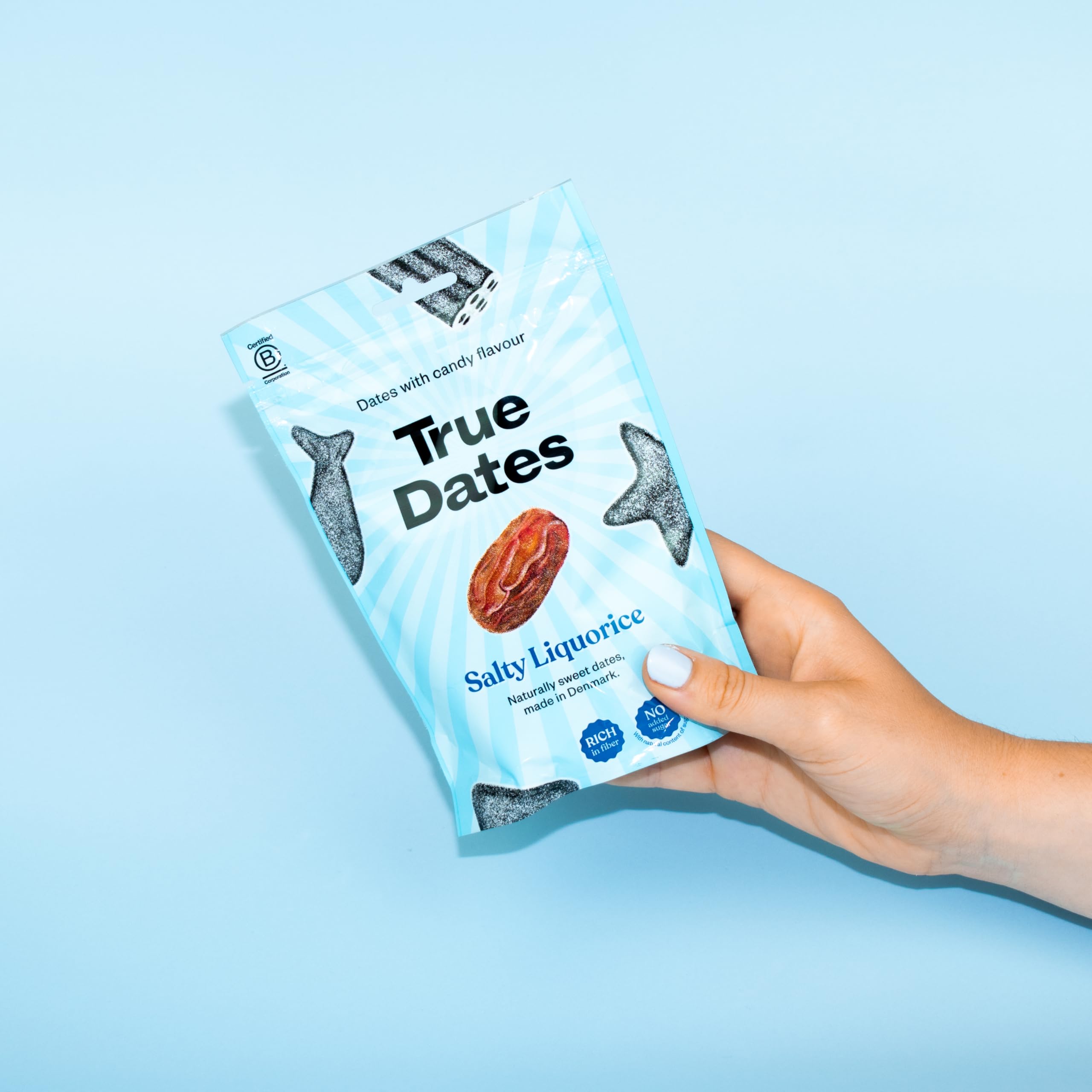 True Dates - Sour Apple | natürlich aromatisierte Datteln | Saurer Apfel-Geschmack | 100 g