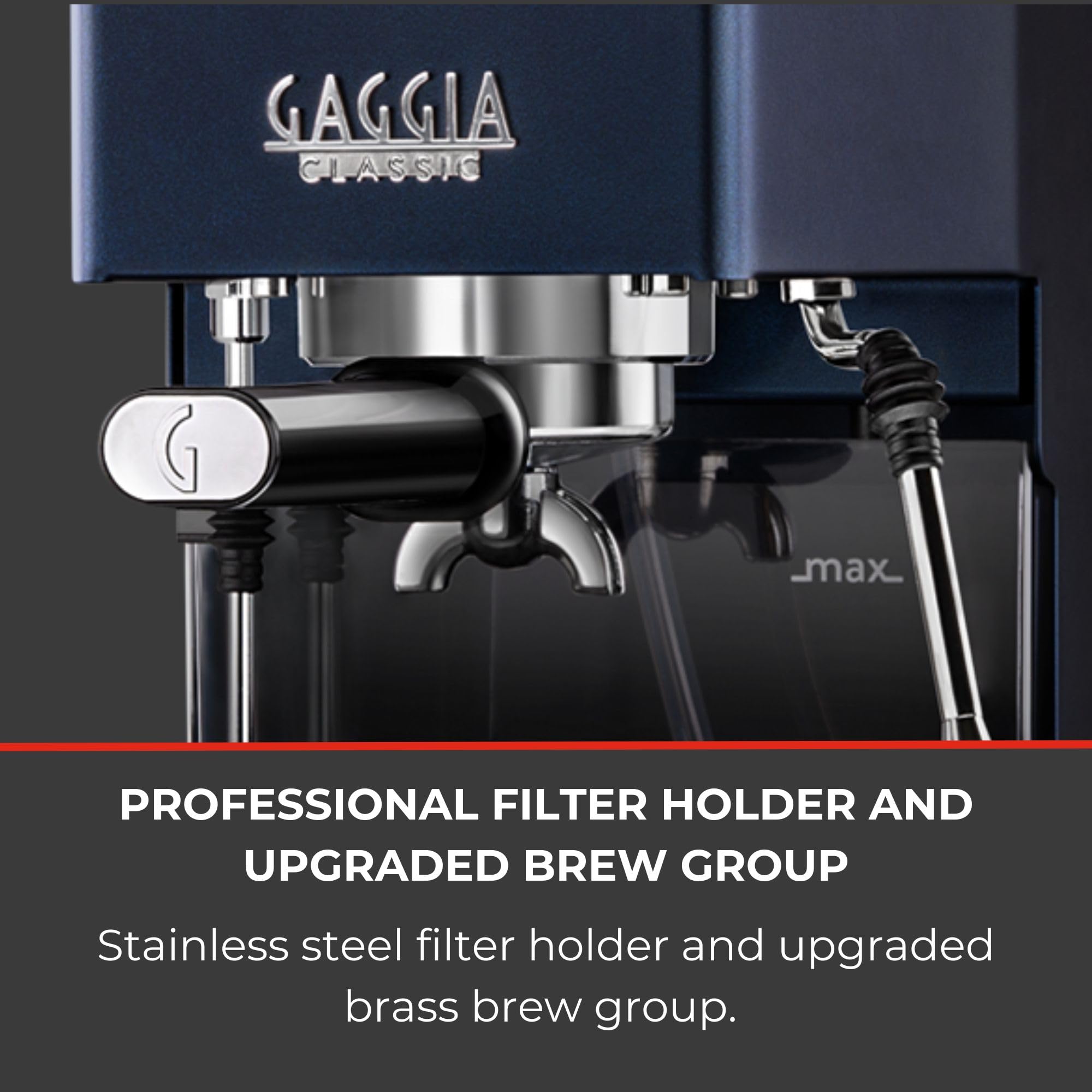 Gaggia RI9380/46 E24 Espresso Machine, Brushed Stainless Steel