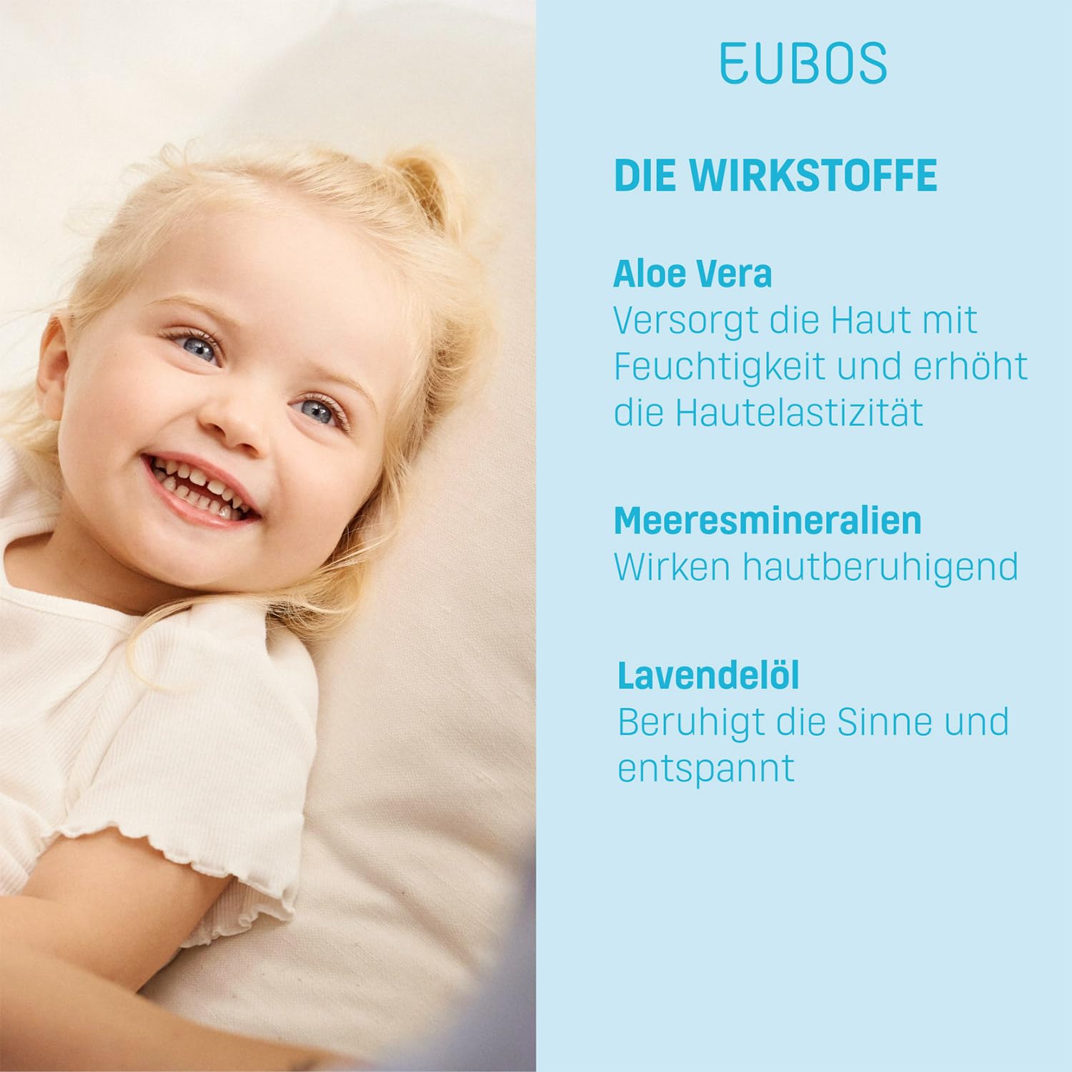 EUBOS Kinder Haut Ruhe Lotion, 125 ml Lotion