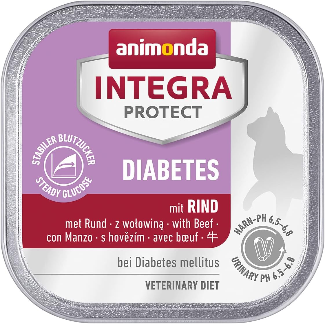 animonda INTEGRA PROTECT Sensitive Huhn Pur (16 x 100 g), Katzen Diätfutter bei Futtermittelallergie, sensitives Katzenfutter für allergische Katzen, Katzennassfutter ohne Getreide