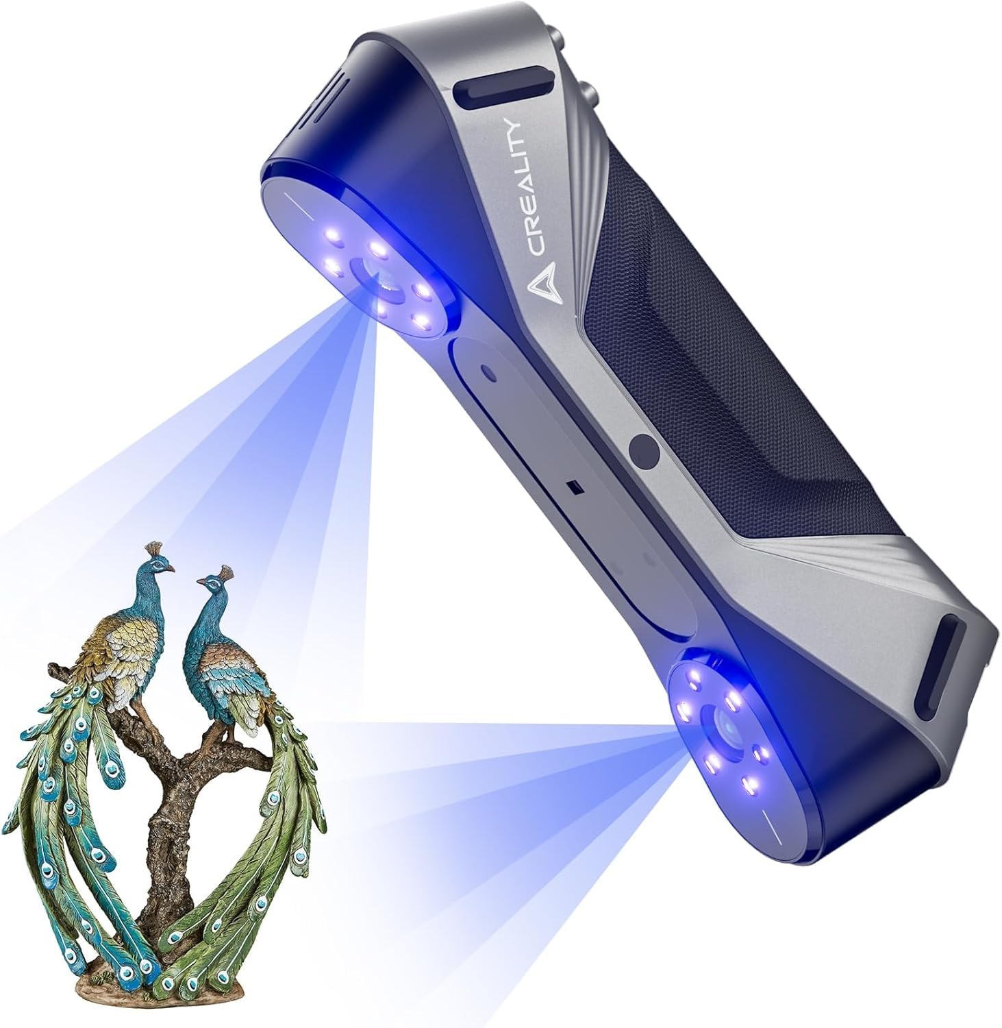 Creality CR-Scan Ferret Pro 3D Scanner for 3D Printing, Upgrade Wireless Handheld Scanner with WiFi 6 Bridge, Anti-Shake Tracking, 30FPS Fast Full Color Scan, 0.1mm Accuracy for iOS/Android & PC