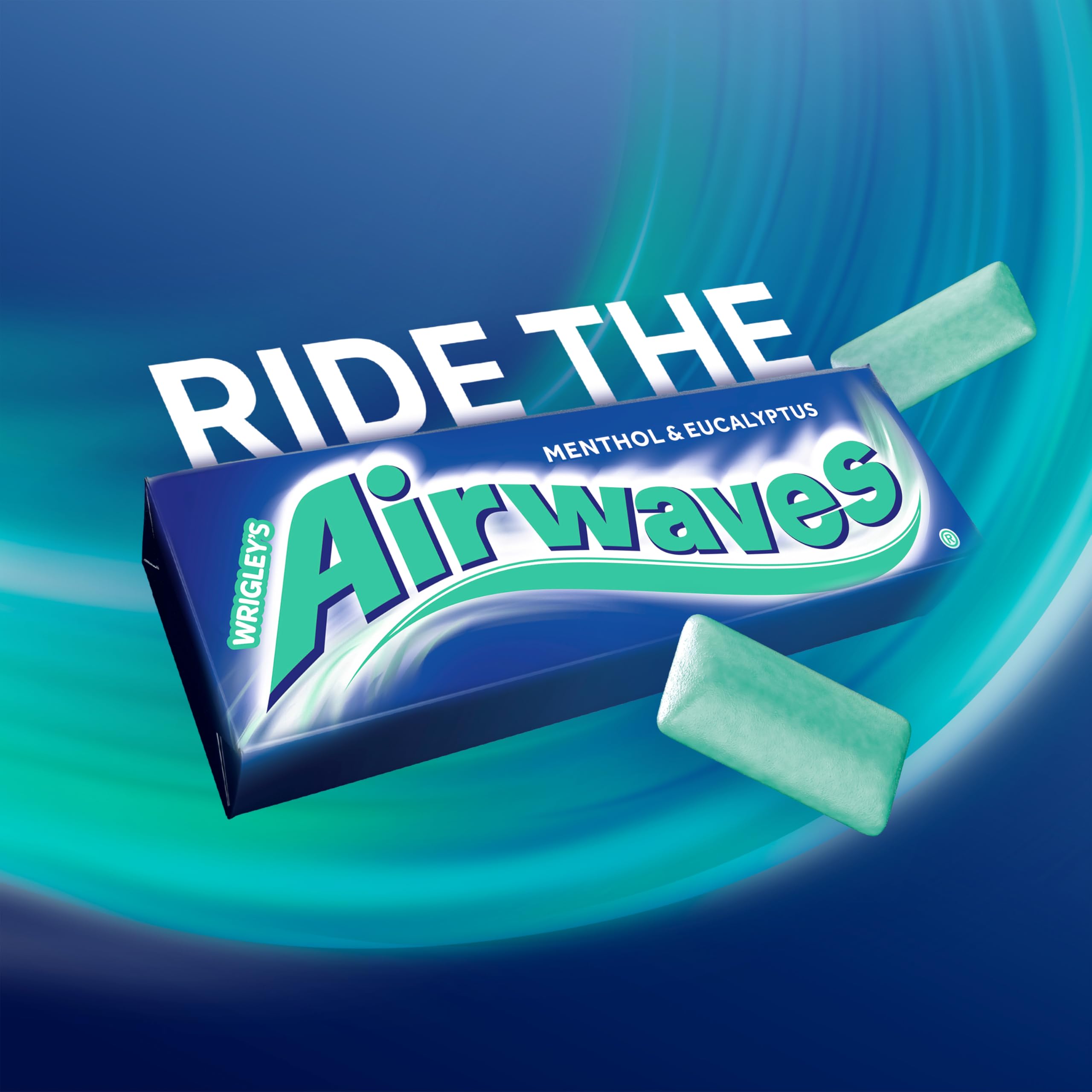 Airwaves Kaugummi Zuckerfrei, Strong, 30 x 10 Dragees, Großpackung Chewing Gum, Mit Natürlichem Menthol, Kaugummi ohne Zucker mit Minz Frische (300 Dragees)