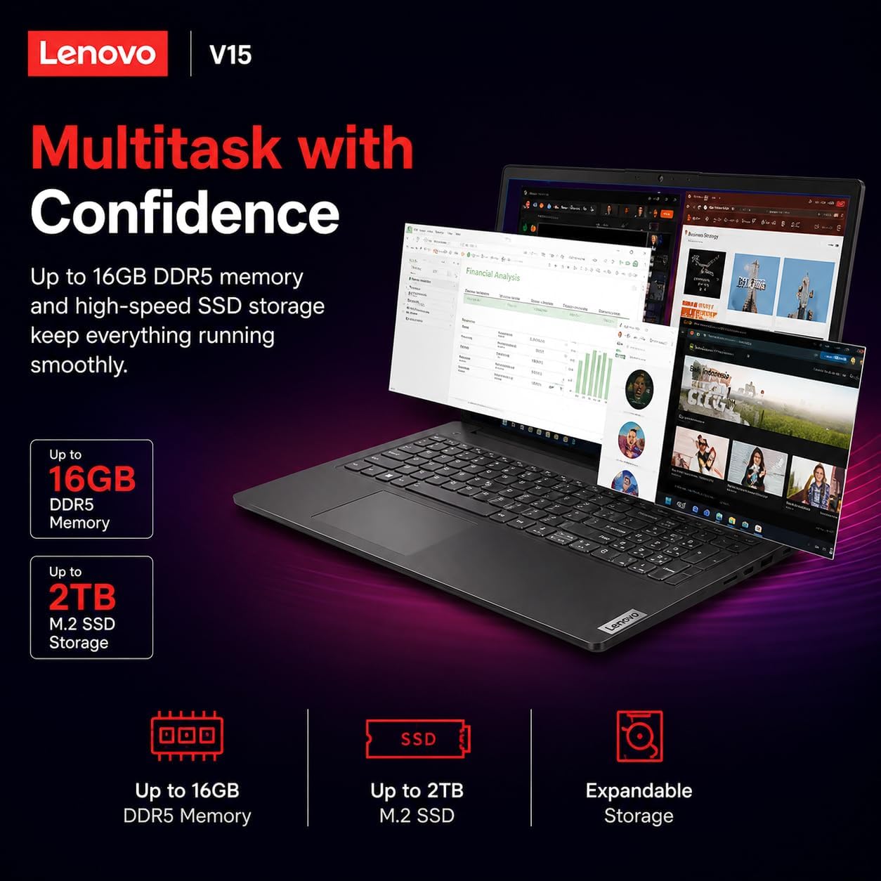 Lenovo New 15.6" FHD Business Laptop(2026-2027 Premium Edition), Powerful AMD Ryzen 3 7320U(Beats i7-1065G7) CPU, 16GB DDR5, 512GB PCIe, 14.5-Hour Battery Life, Windows 11 Pro with MS 365 for Web