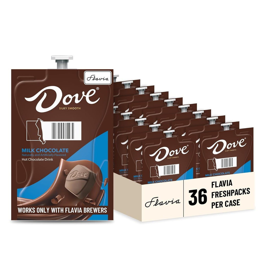 Flavia Dove Hot Chocolate Freshpacks works only with Flavia Brewers (Case of 36)
