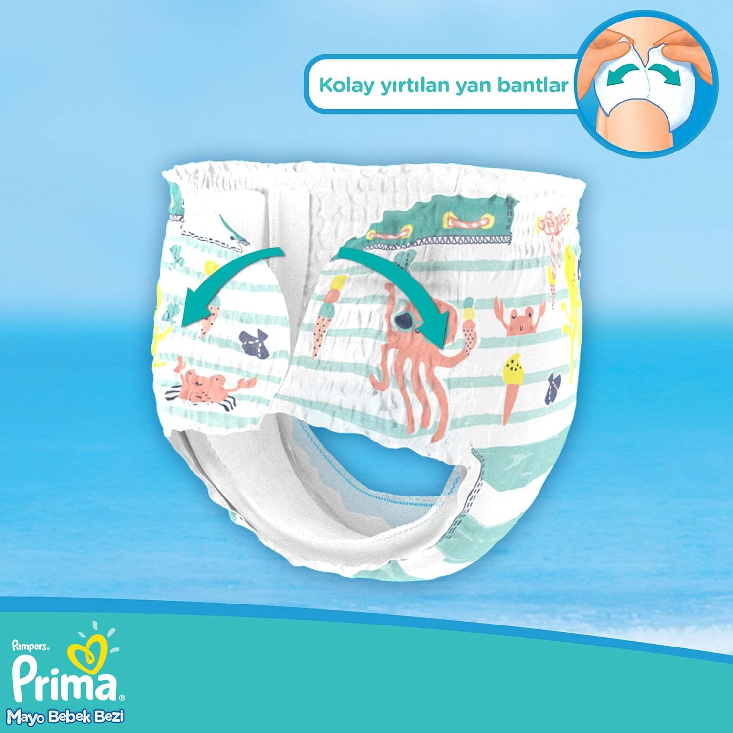Pampers Splashers Baby Shark Limited Edition 4-5, 11, 9kg-15kg, Einweg-Schwimmwindeln, für sicheren Schutz im Wasser