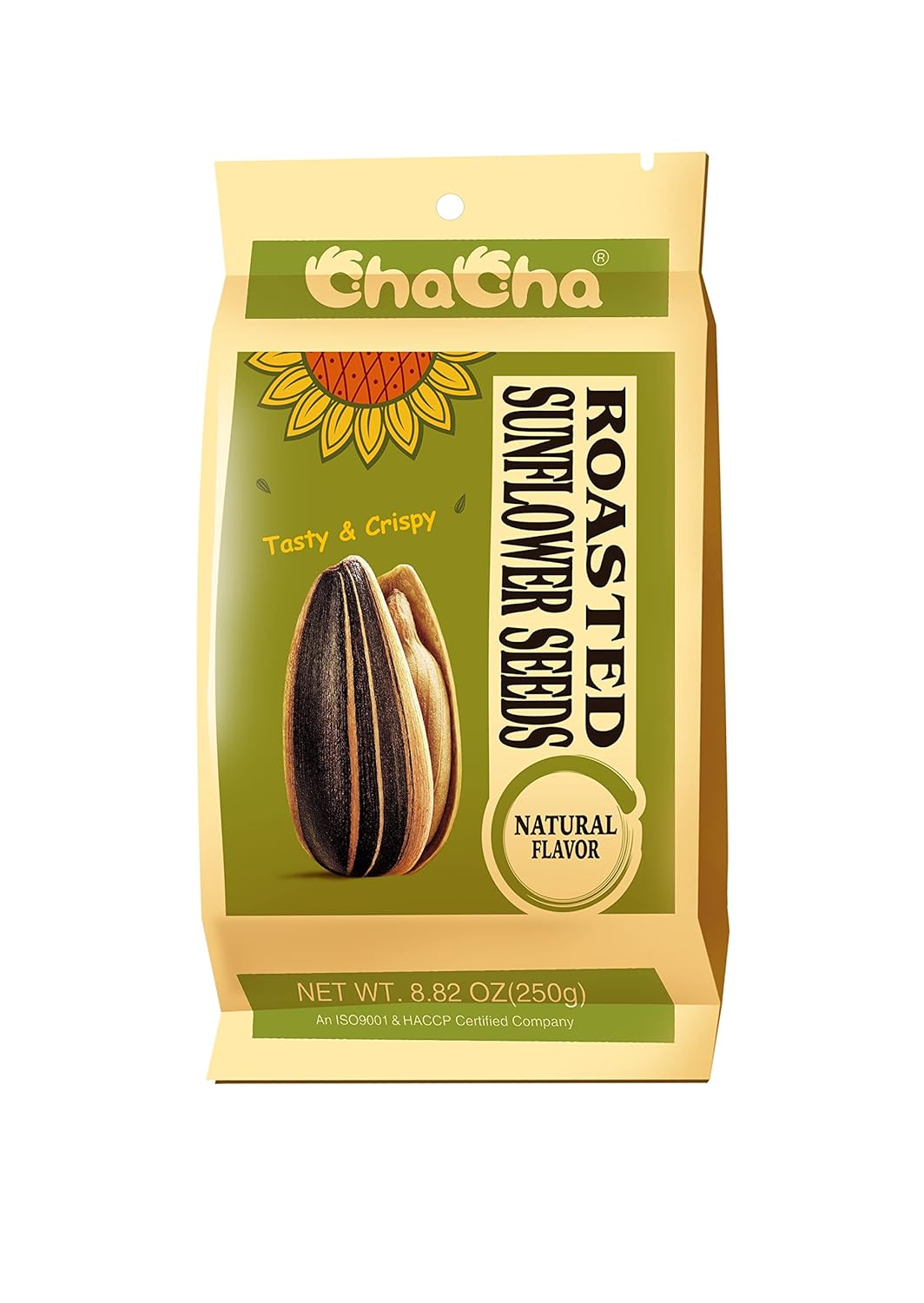 Chacha Sunflower Roasted and Salted Seeds (All Natural) 250g X 18 bags
