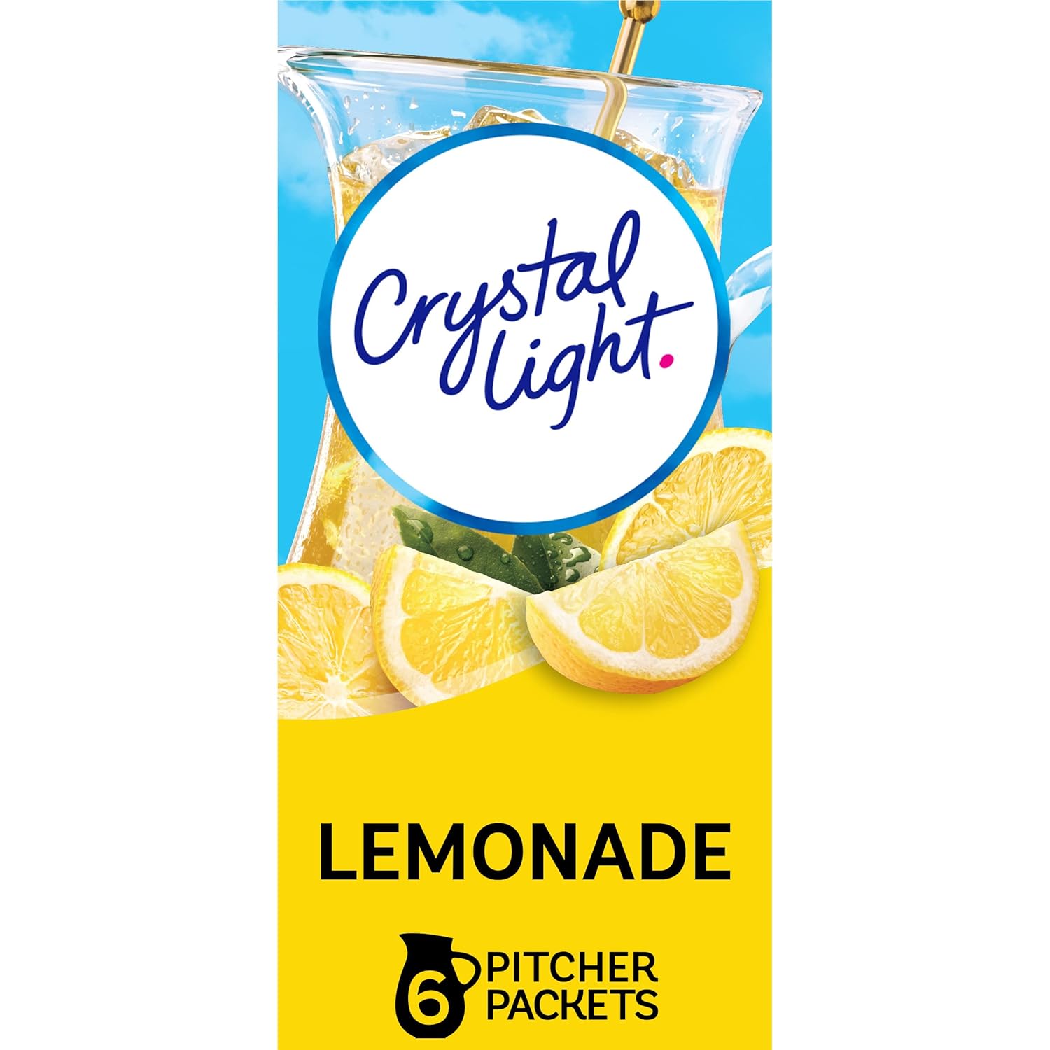 Crystal Light Pink Lemonade Drink Mix (8-Quart), 1.9-Ounce Canisters (Pack of 4)