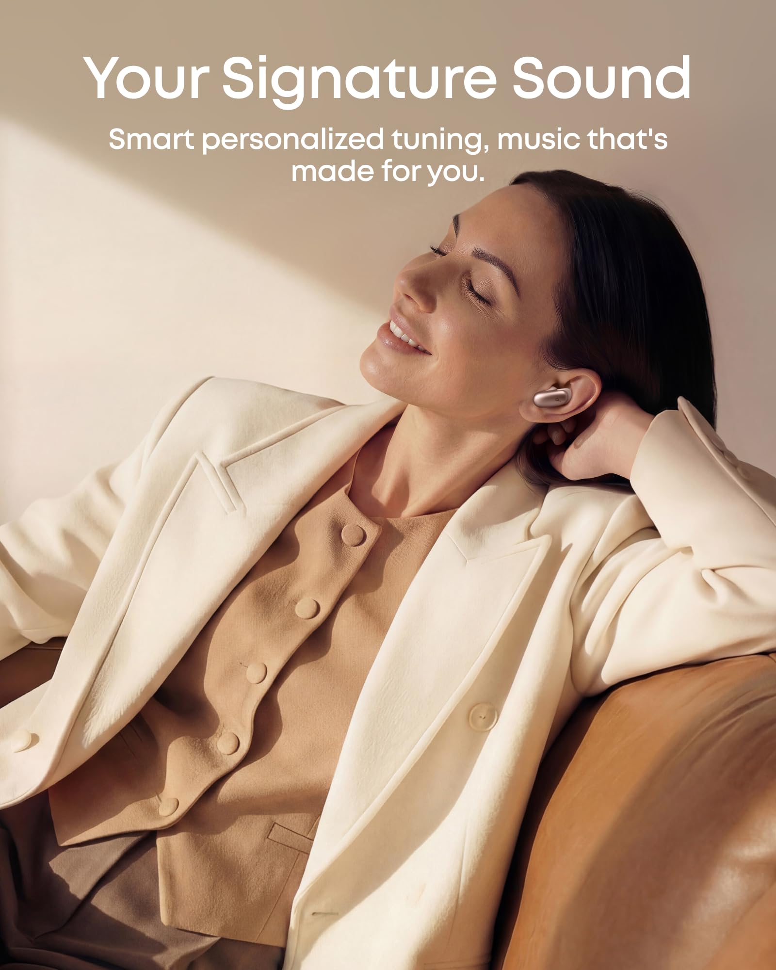 Soundcore Liberty 5 Pro,Guinness World Records-Certified Call Quality,Anker Thus™ AI Chip,Active Noise Cancelling Wireless Earbuds,Crystal-Clear Calls for Commute,Noisy Environments