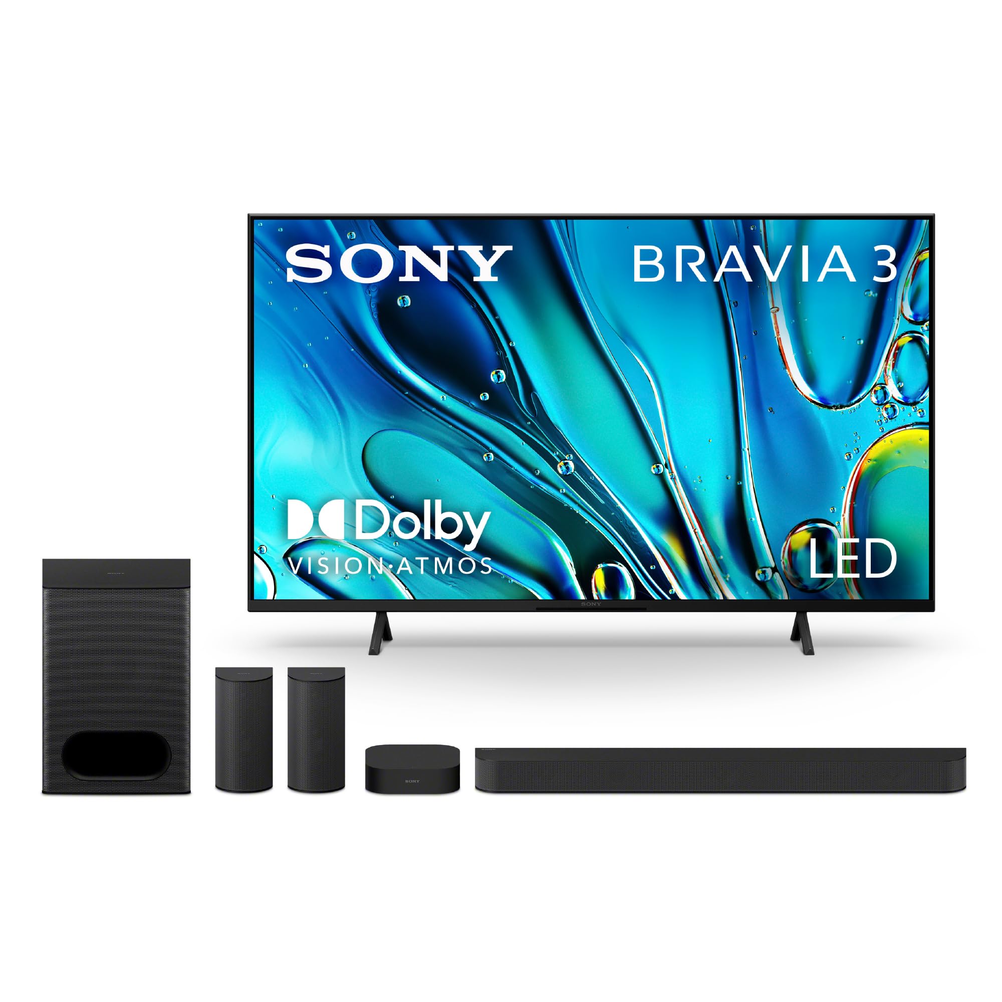 Sony 75-Inch Class 4K Ultra HD BRAVIA 3 LED Smart TV with Google TV, Dolby Vision HDR, and Exclusive Features for PlayStation®5 (K-75S30)