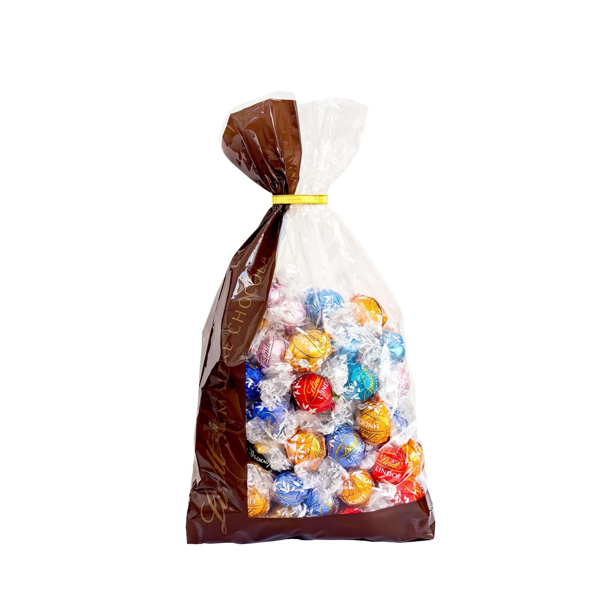 Lindt Schokolade LINDOR Mischung | 1371 g | Ca.109 Kugeln: Milch, 70%, Weiß, Milk&White, Stracciatella, Haselnuss, Salted Caramel, Double Chocolate, Feinherb, Pistazie | Schokoladengeschenk