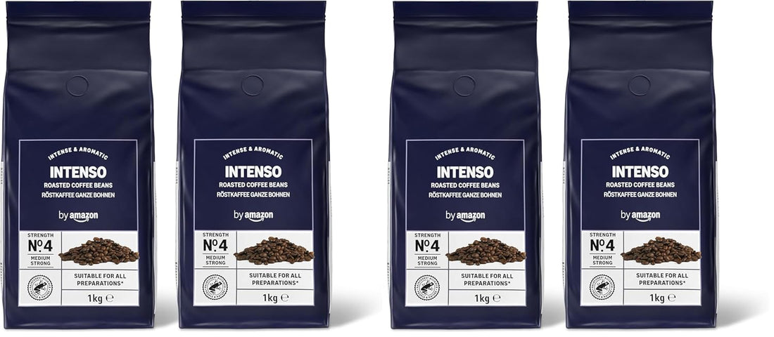 by Amazon House Blend Kaffeebohnen, Mittelgeröstet, 1 kg, Rainforest Alliance Zertifiziert