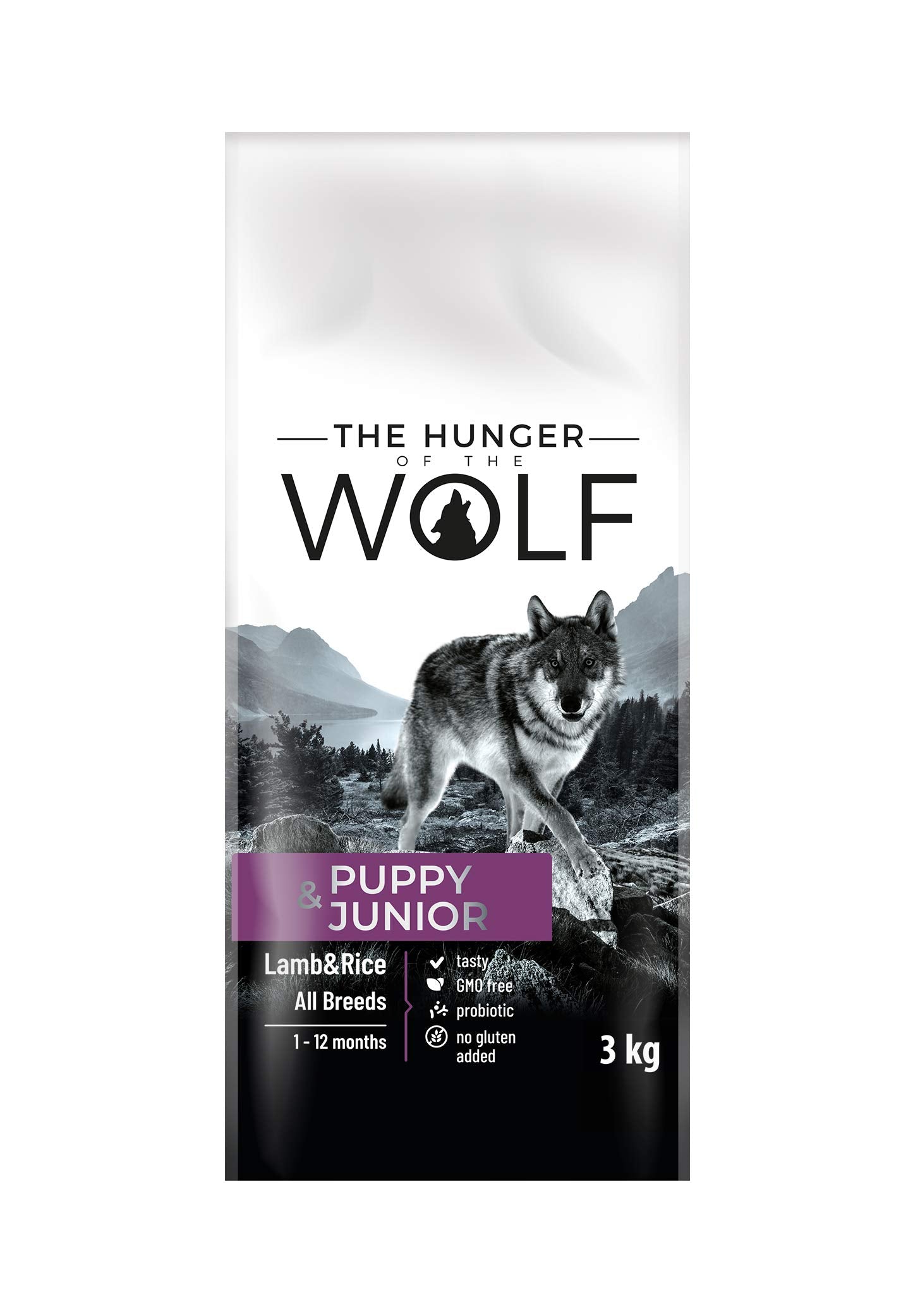 The Hunger of the Wolf Hundefutter für ausgewachsene Hunde großer und sehr großer Rassen, Trockenfutter mit Huhn gut für die Gelenkgesundheit - 14 kg