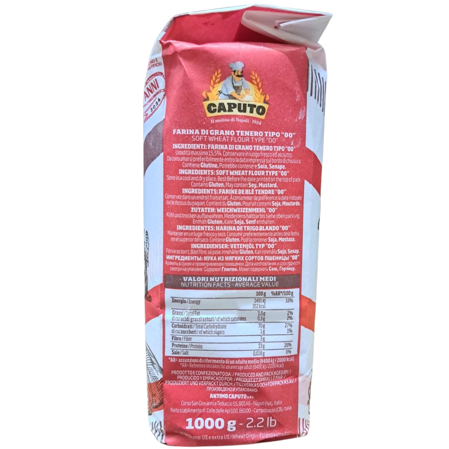 CAPUTO - Caputo Farina Cuocco Tipo 00, 10er pack (10 X 1000 GR)