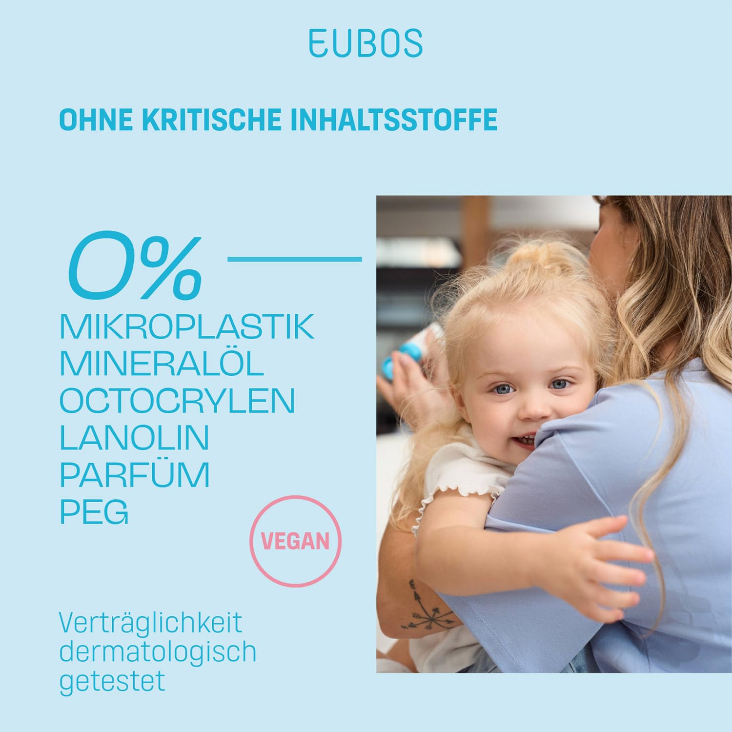 EUBOS Kinder Haut Ruhe Lotion, 125 ml Lotion