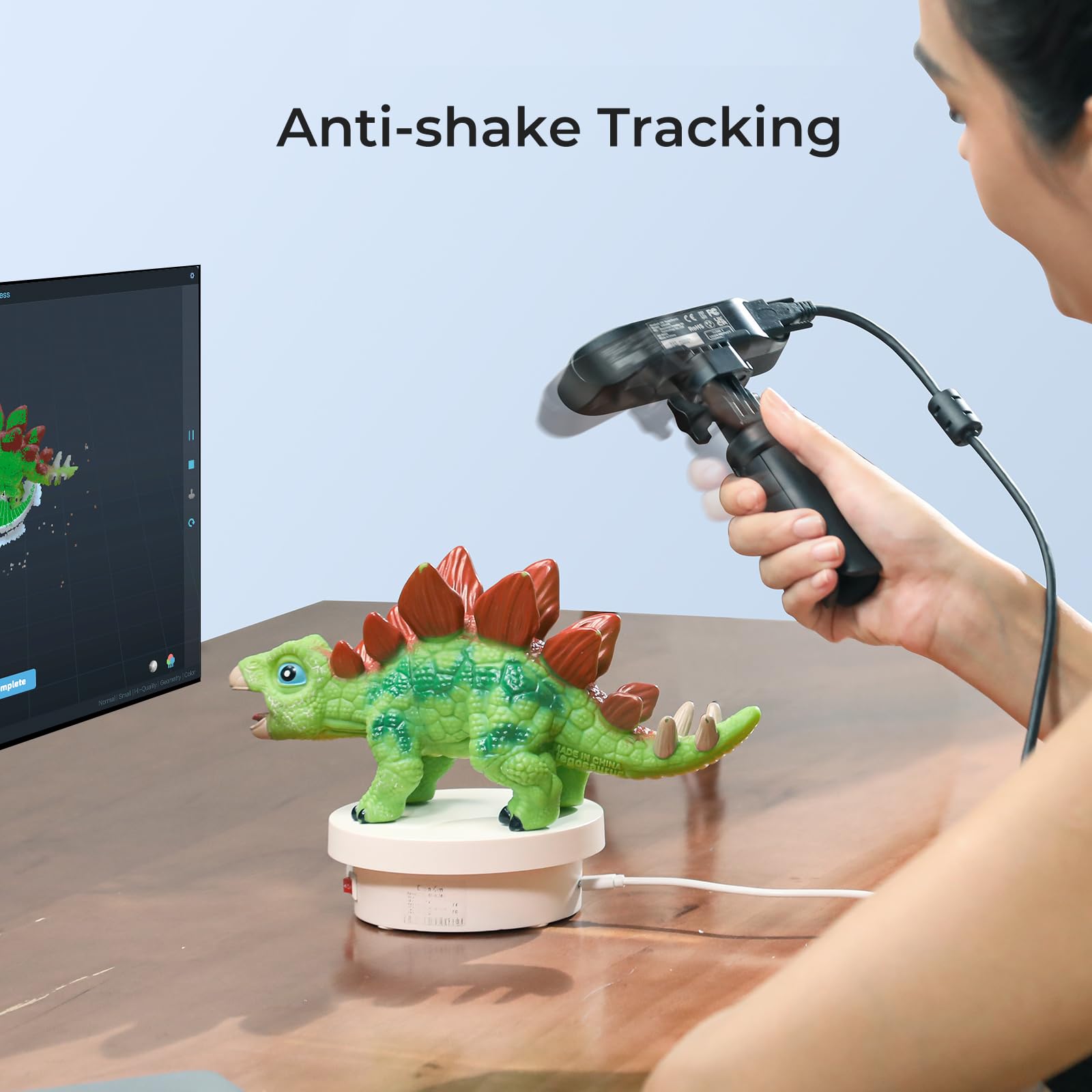Creality 3D Scanner Otter Lite Basic, Handheld Scanner with 0.05mm Accuracy, Anti-Shake Tracking, Up to 30FPS Scanning Speed Support 20-2000mm Objects for Windows Mac iPhone Android