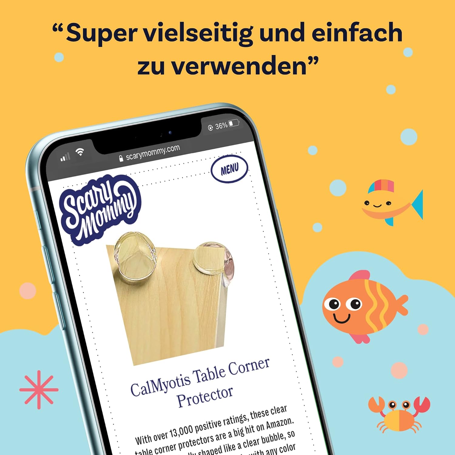 Eckenschutz und Kantenschutz für Baby & Kinder - Tisch und Möbel Ecken, Tischeckenschutz und Stoßschutz für Babysicherung und Kindersicherung, Transparent Eckschutz (12 Stück)