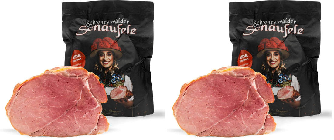 Schwarzwälder Schäufele im Kochbeutel mindestens 700g, ohne Knochen, im eigenen Saft gegart - muss nur noch im Kochbeutel erwärmt werden - ohne Kühlung haltbar - Ideal als Geschenk