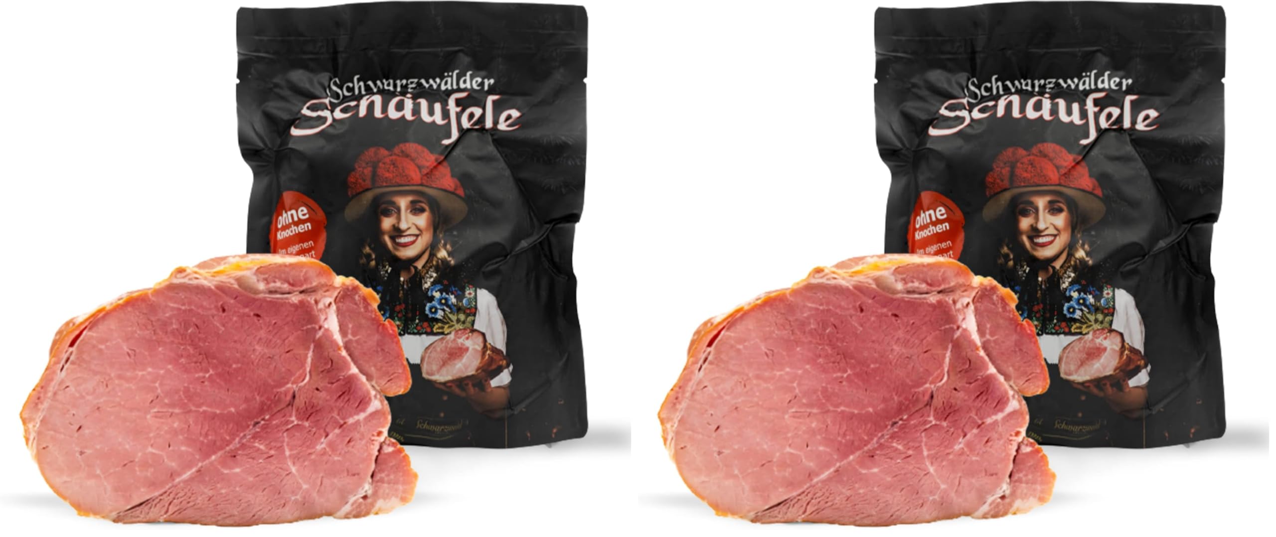 Schwarzwälder Schäufele im Kochbeutel mindestens 700g, ohne Knochen, im eigenen Saft gegart - muss nur noch im Kochbeutel erwärmt werden - ohne Kühlung haltbar - Ideal als Geschenk