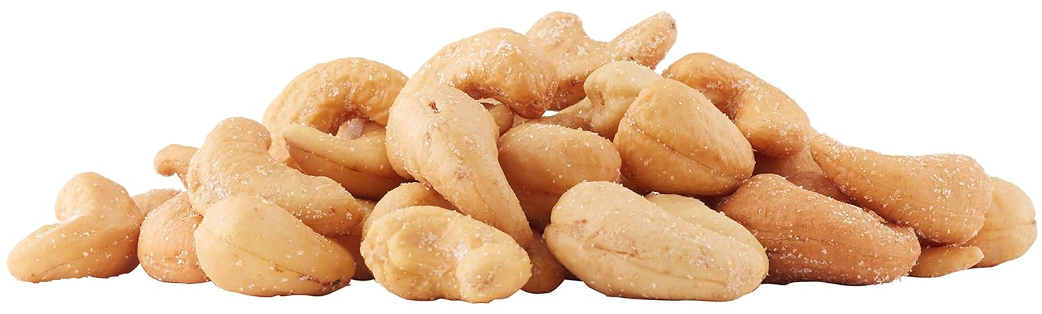 Amazon Brand - Happy Belly Fancy Whole Cashews, Roasted and Sea Salted, 44 ounce (Pack of 1)