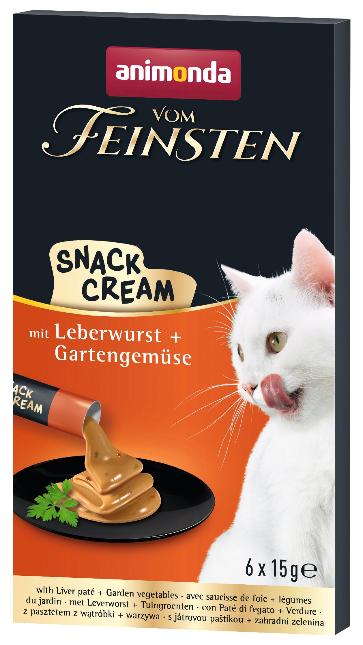 animonda Vom Feinsten Adult Filet Kreationen (18 x 50 g), Nassfutter für ausgewachsene Katzen, Katzenfutter mit Filets in delikater Sauce, Katzennassfutter ohne Getreide und Zucker